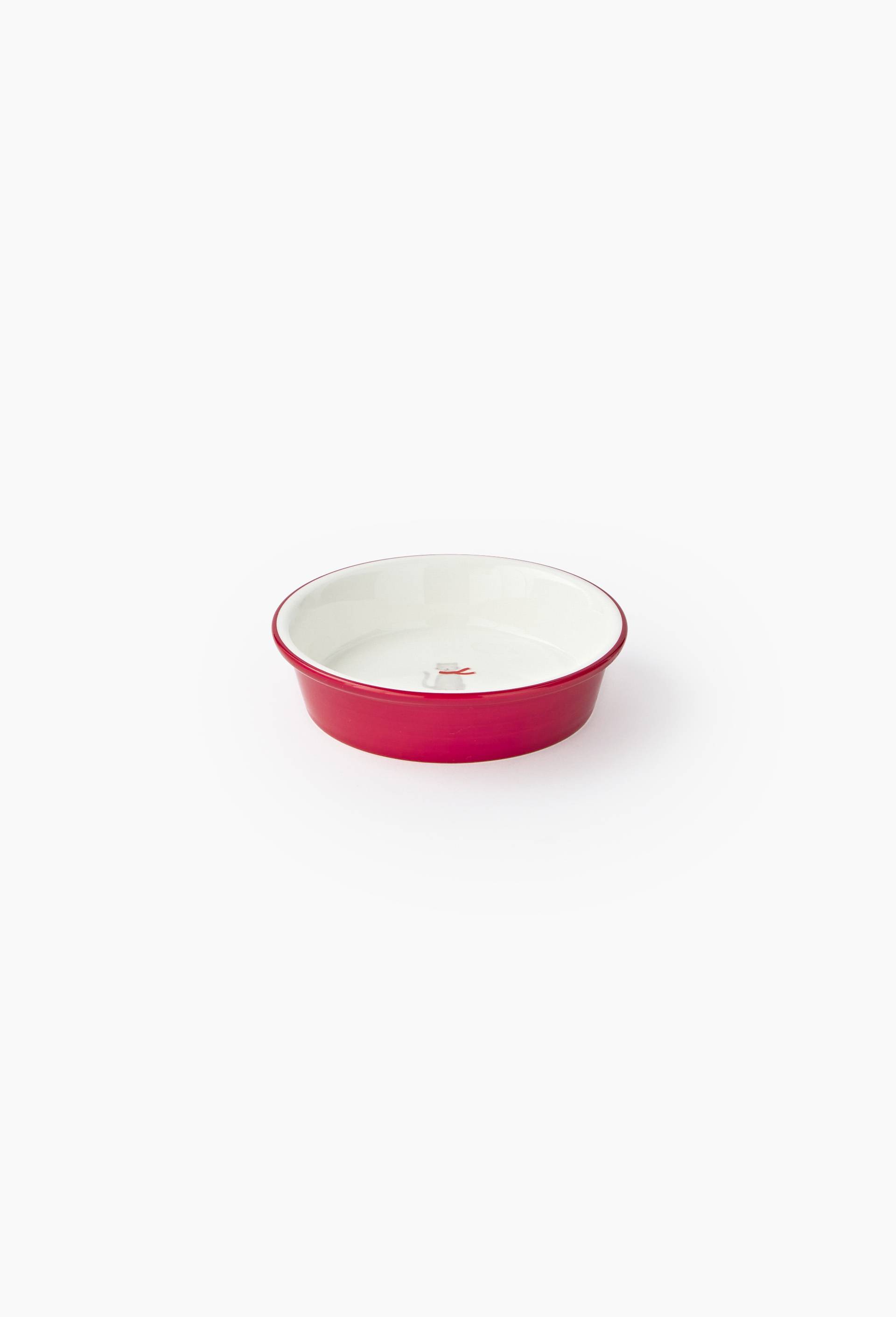 Gamelle,  12x3cm, en c&eacute;ramique, Rouge, swatch image