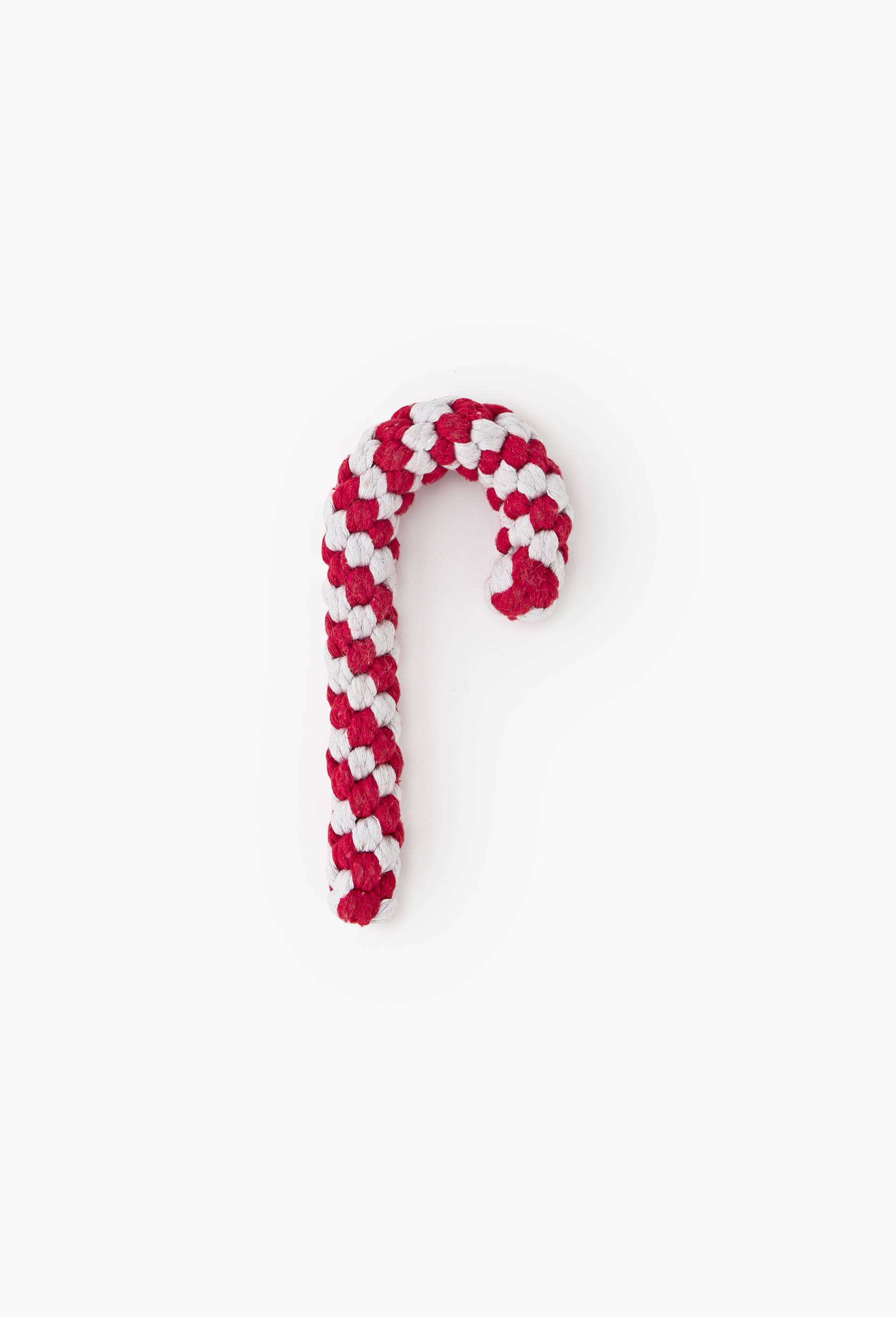 Jouet corde sucre d'orge, 20x10cm en coton, Rouge, large image number 0