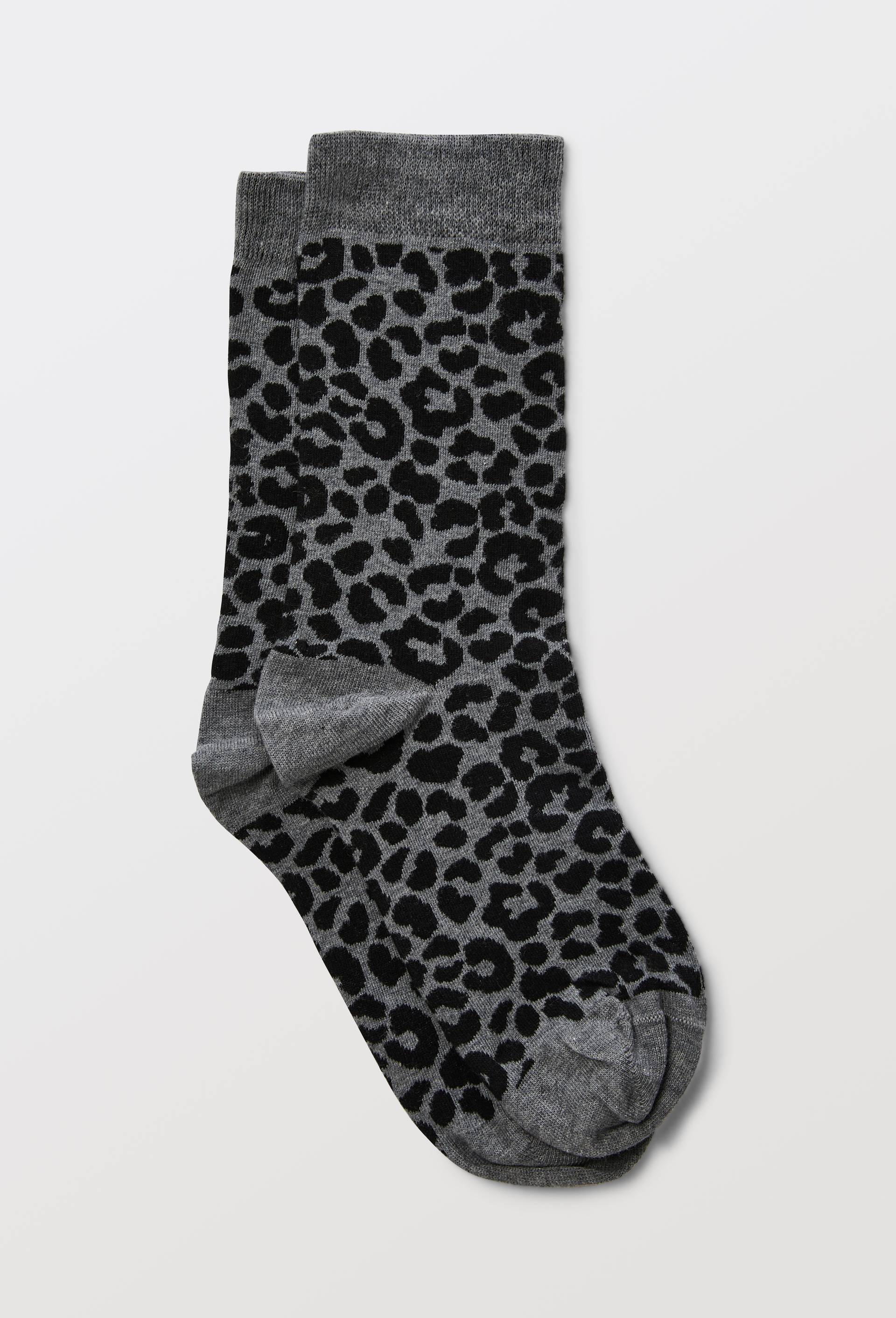 Paire de chaussettes avec motifs en coton Premium, Gris fonc&eacute;, large image number 0