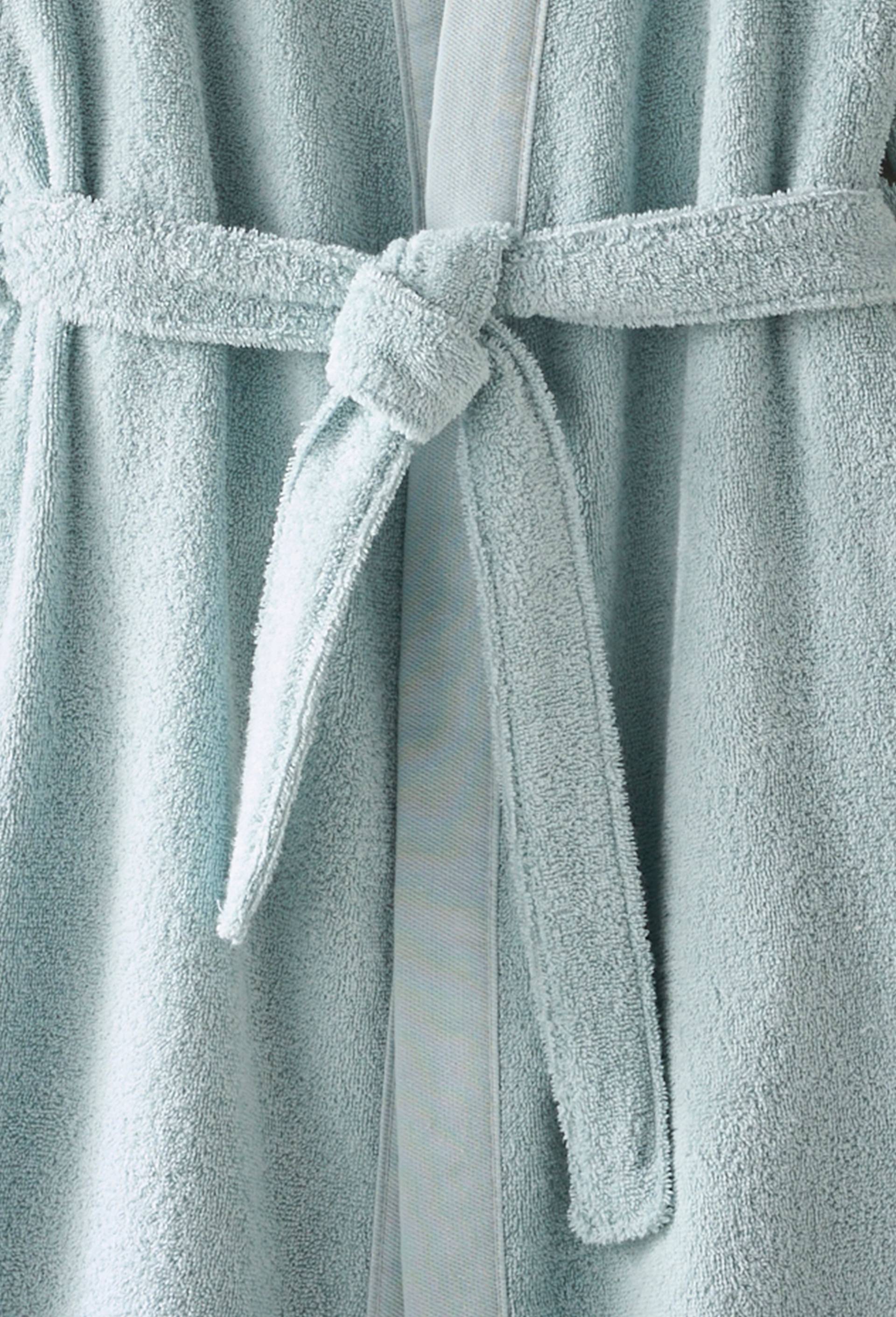 PEIGNOIR TAILLE M-L-XL COTON BIO, Vert clair, large image number 2.0