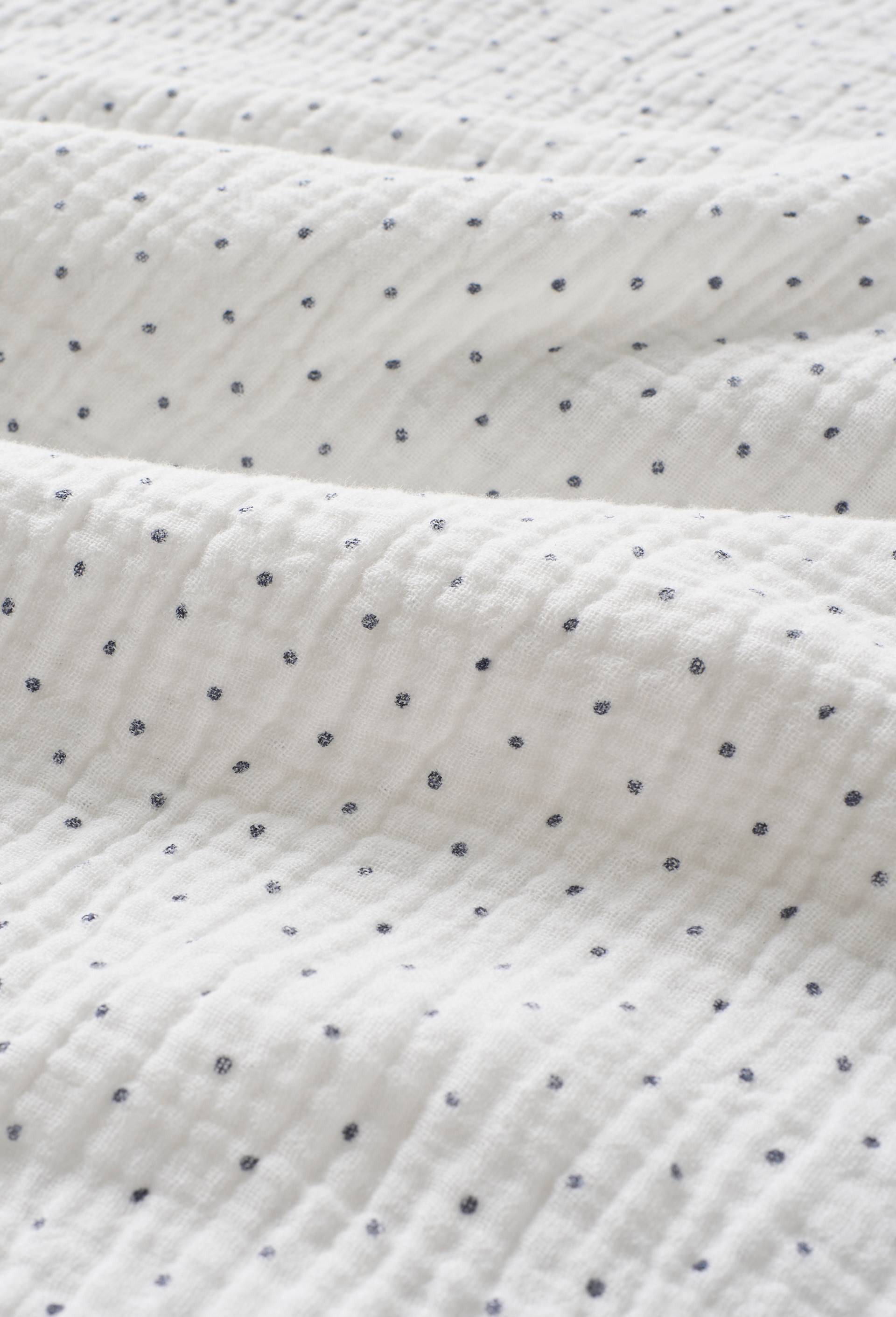 Housse de couette imprim&eacute;e, 140x200cm, 100% coton bio GOTS, Bleu fonc&eacute;, large image number 2.0