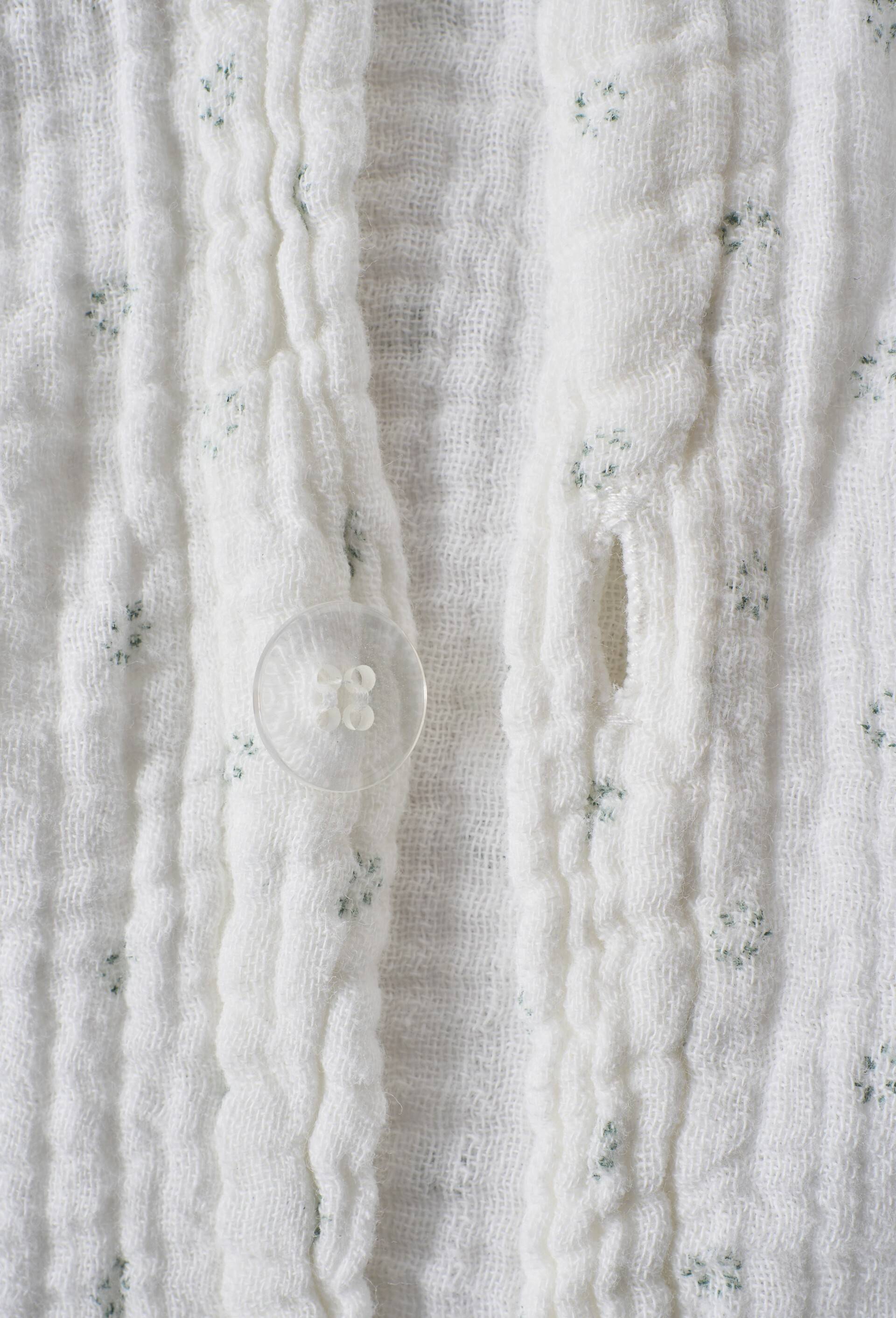 Housse de couette en gaze de coton imprim&eacute;e, 100% coton bio GOTS, Vert, large image number 3