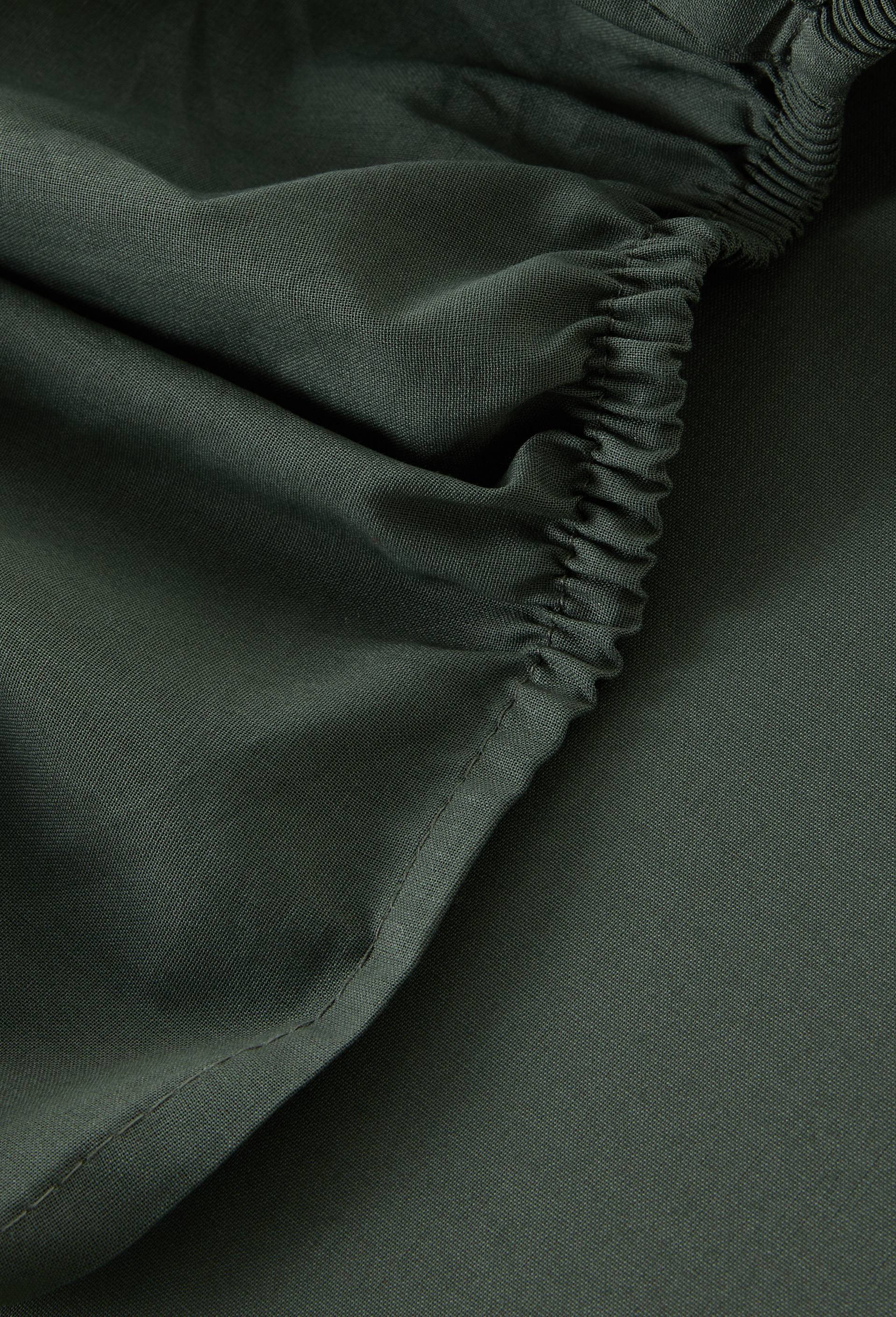 Drap housse uni, coton bio, Vert, large image number 1