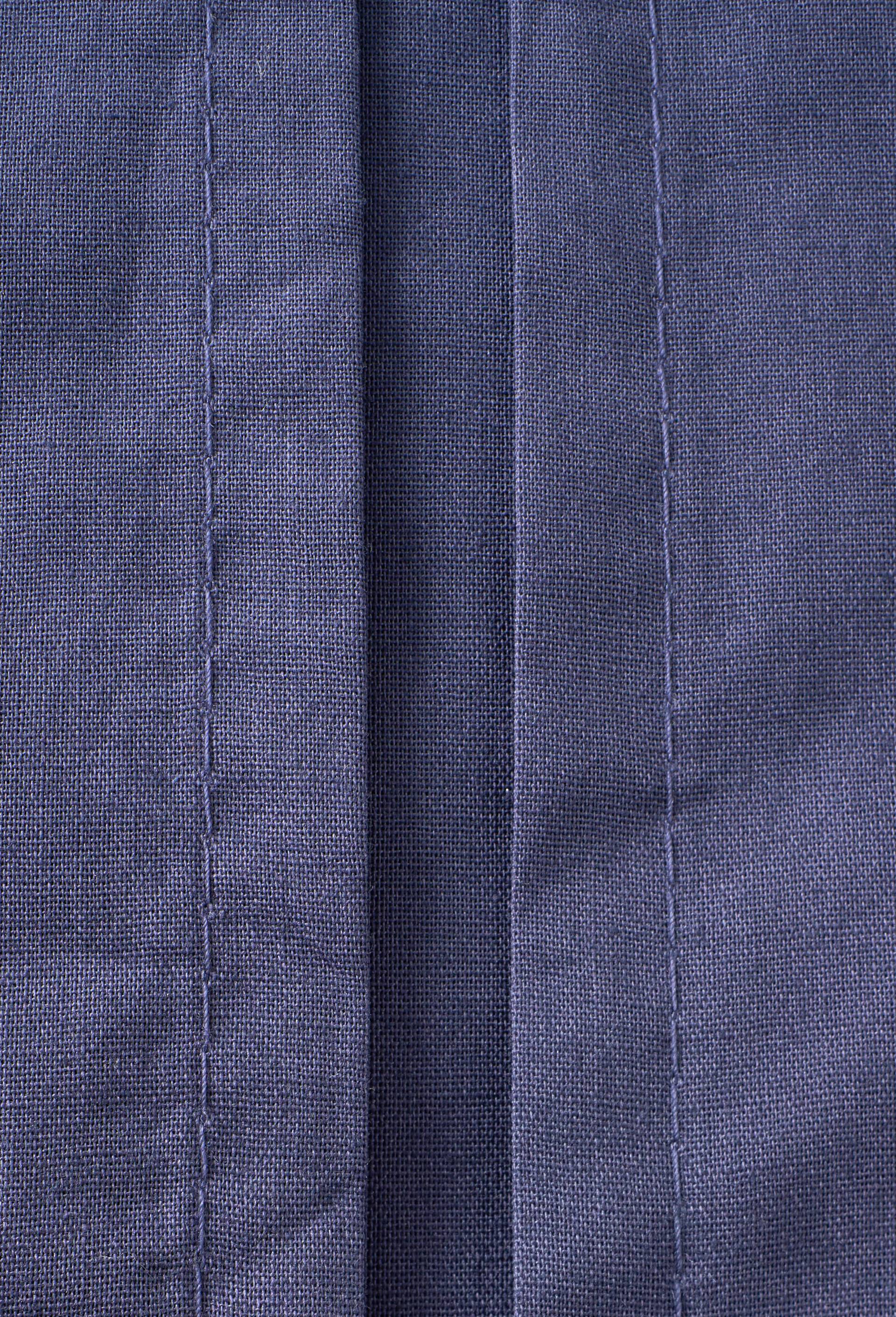 Housse de couette unie,  100% coton bio, Bleu fonc&eacute;, large image number 3