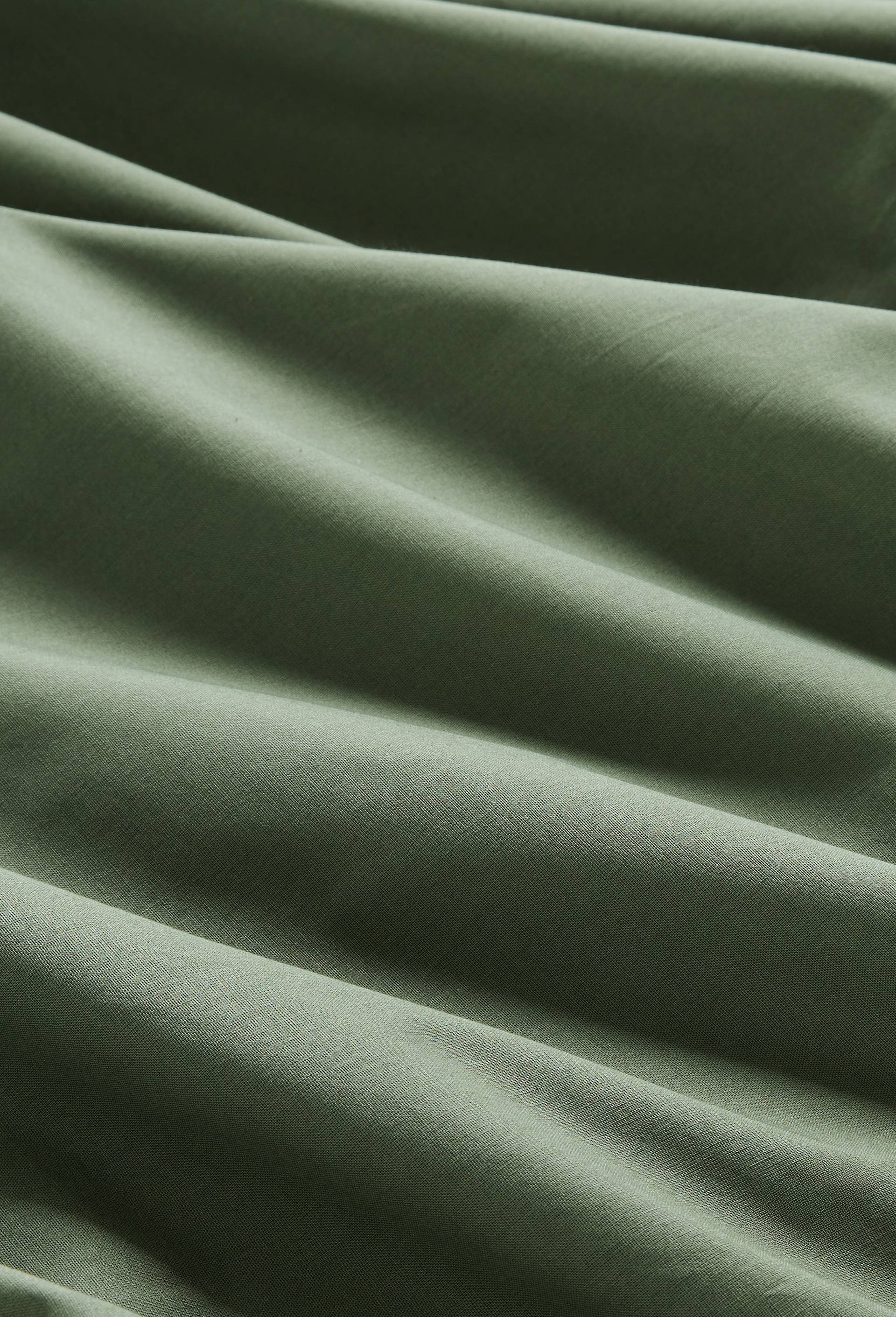Housse de couette unie,  100% coton bio, Vert, large image number 2.0
