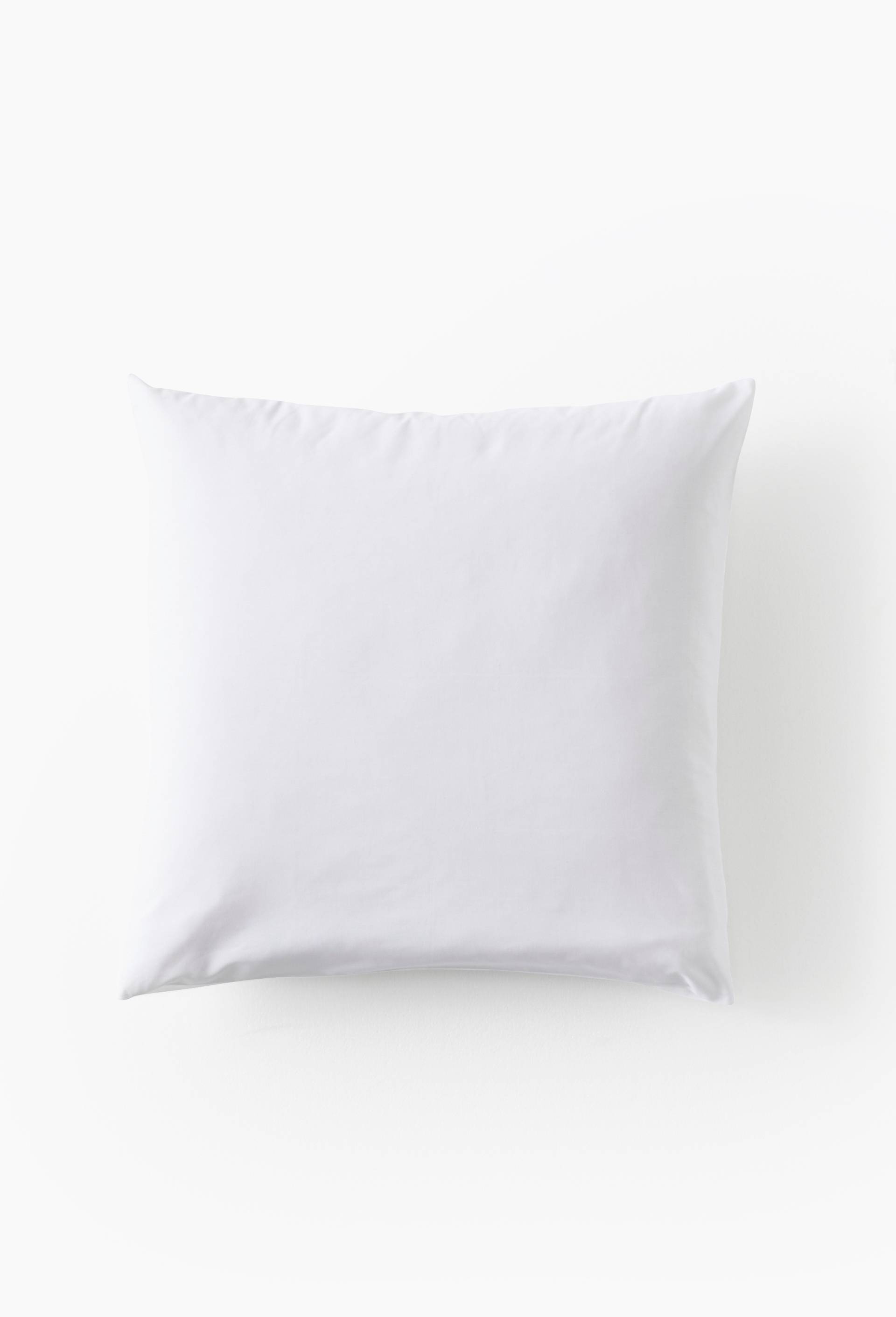 Taie d'oreiller unie, 100% coton bio, Blanc, large image number 2