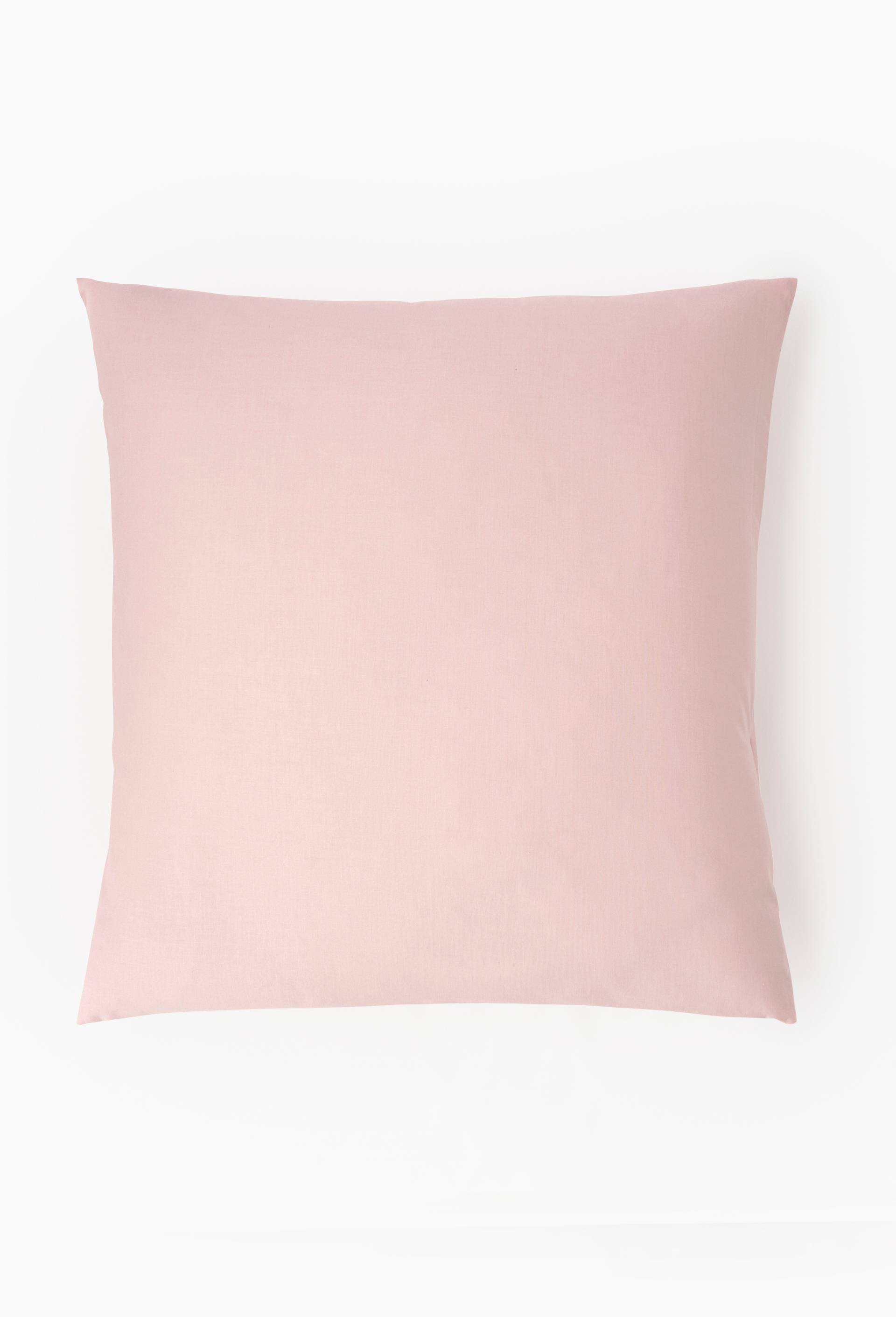 Taie d'oreiller unie, 100% coton bio, Rose, large image number 3