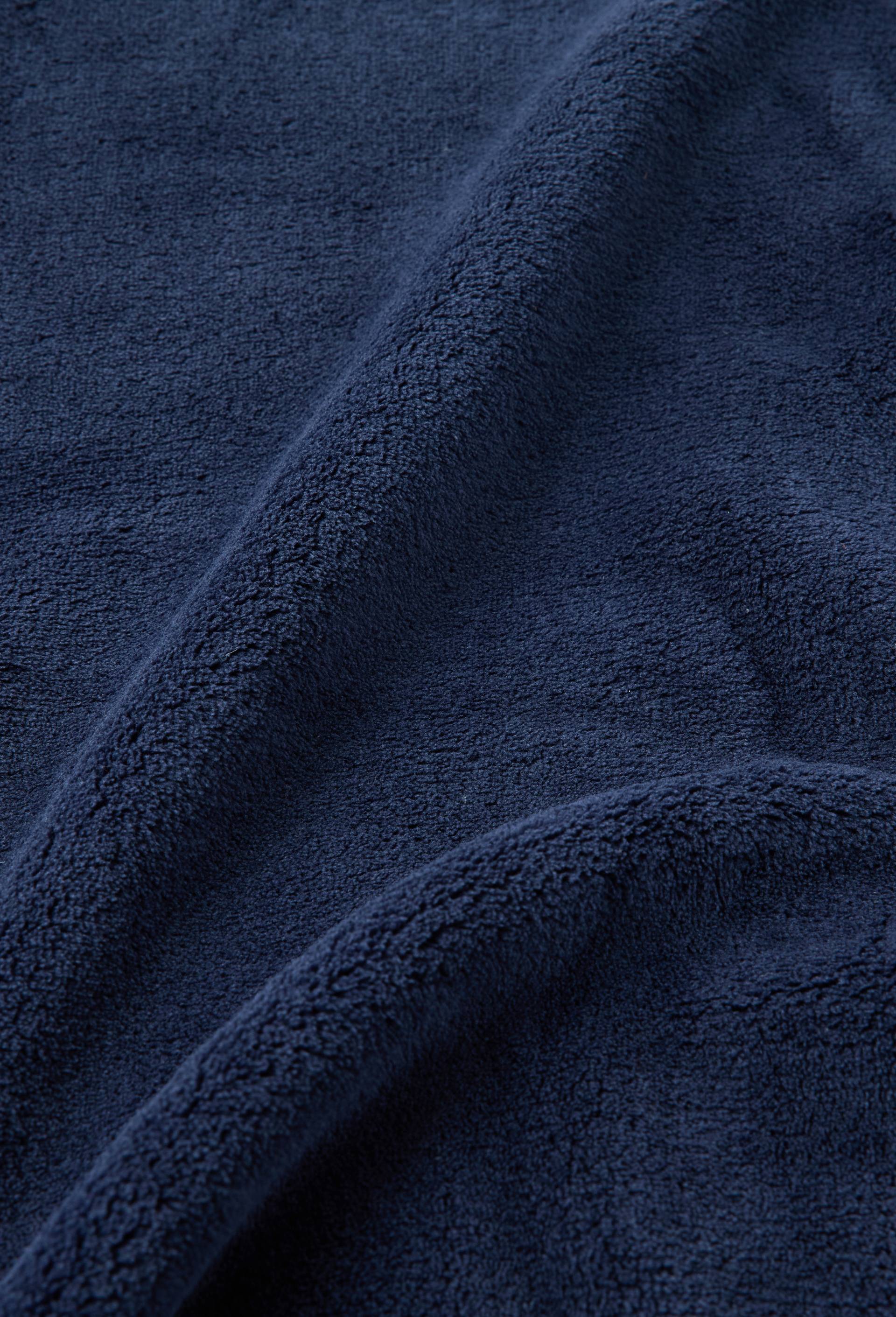 Plaid, 130x170cm, 100% polyester recycl&eacute; 280gsm, Bleu fonc&eacute;, large image number 2.0