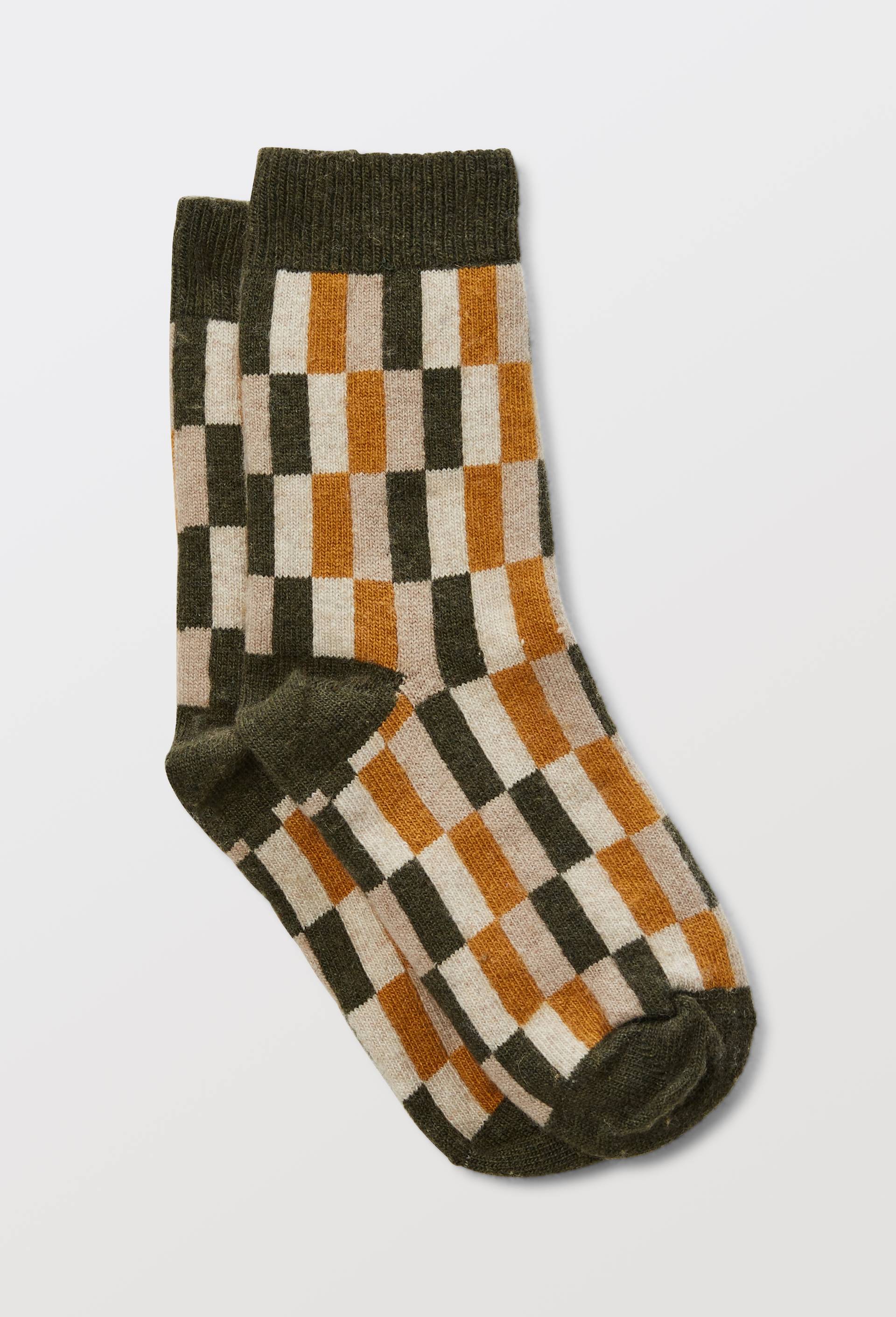 Paire de chaussettes avec motifs contenant du cachemire, Gris, large image number 1.0