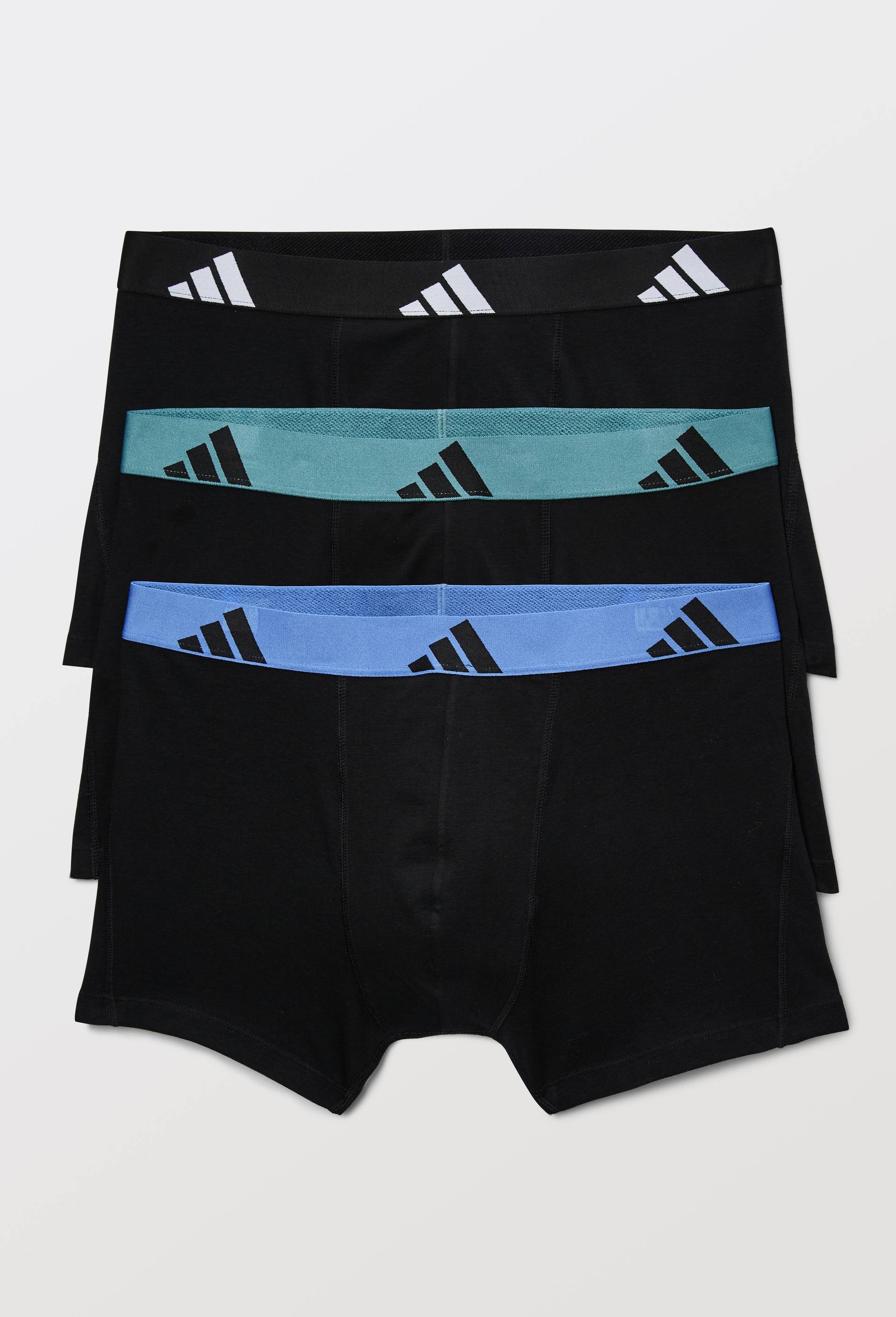 Lot de 3 boxers en coton ADIDAS, Vert, large image number 0.0