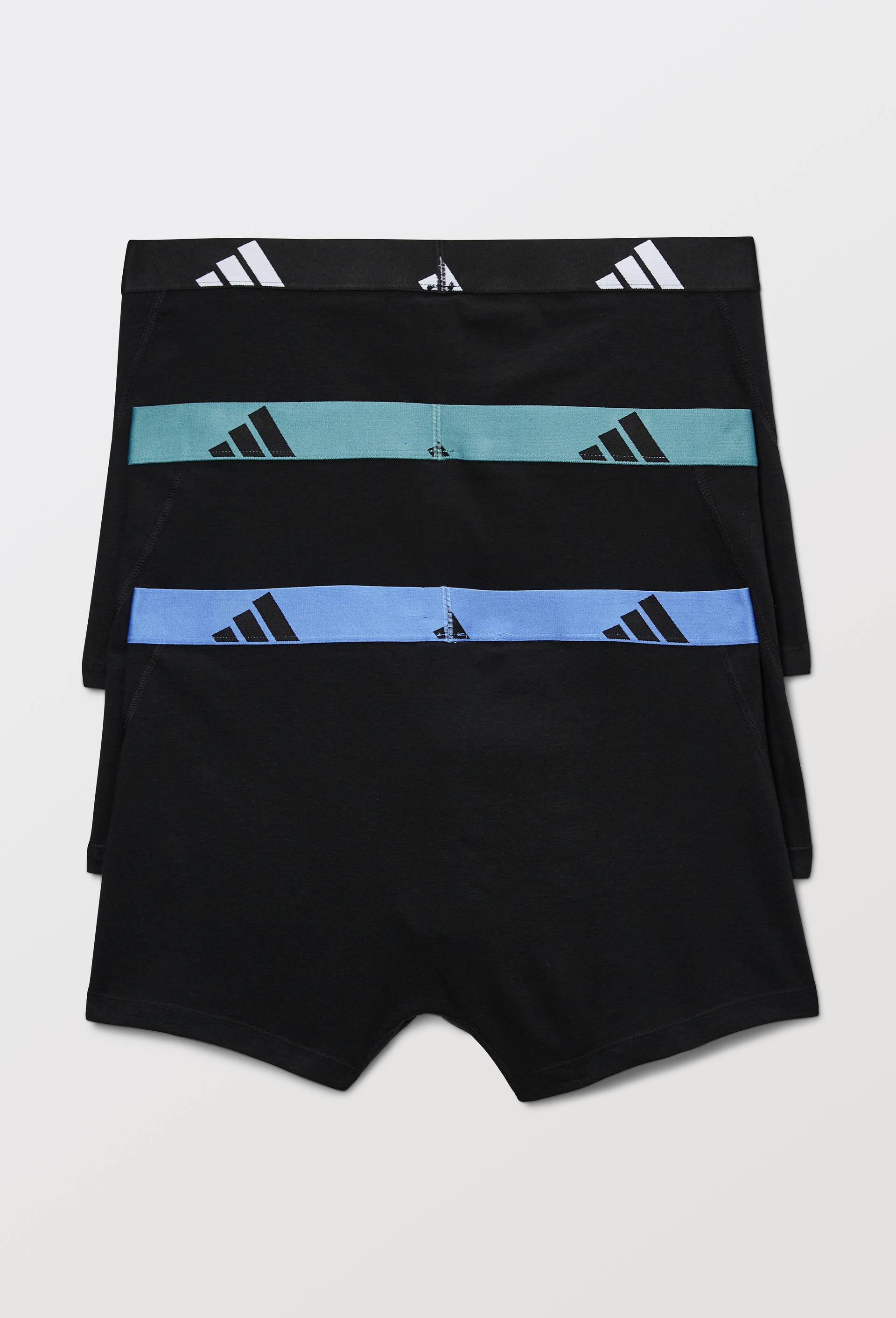 Lot de 3 boxers en coton ADIDAS, Vert, large image number 1