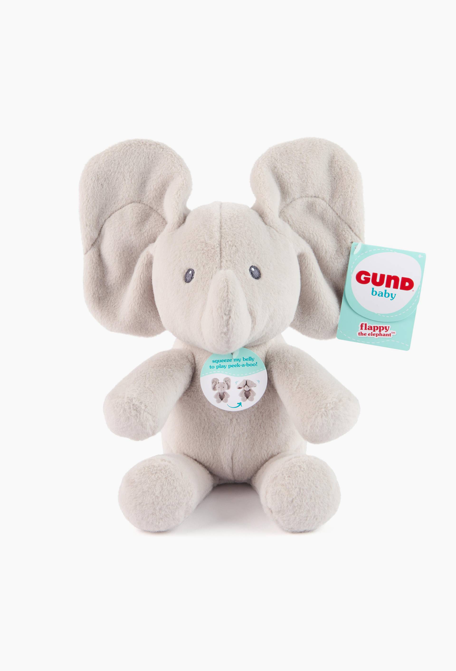 CACHE-CACHE FLAPPY L'ELEPHANT Gund, Multicolore, large image number 1