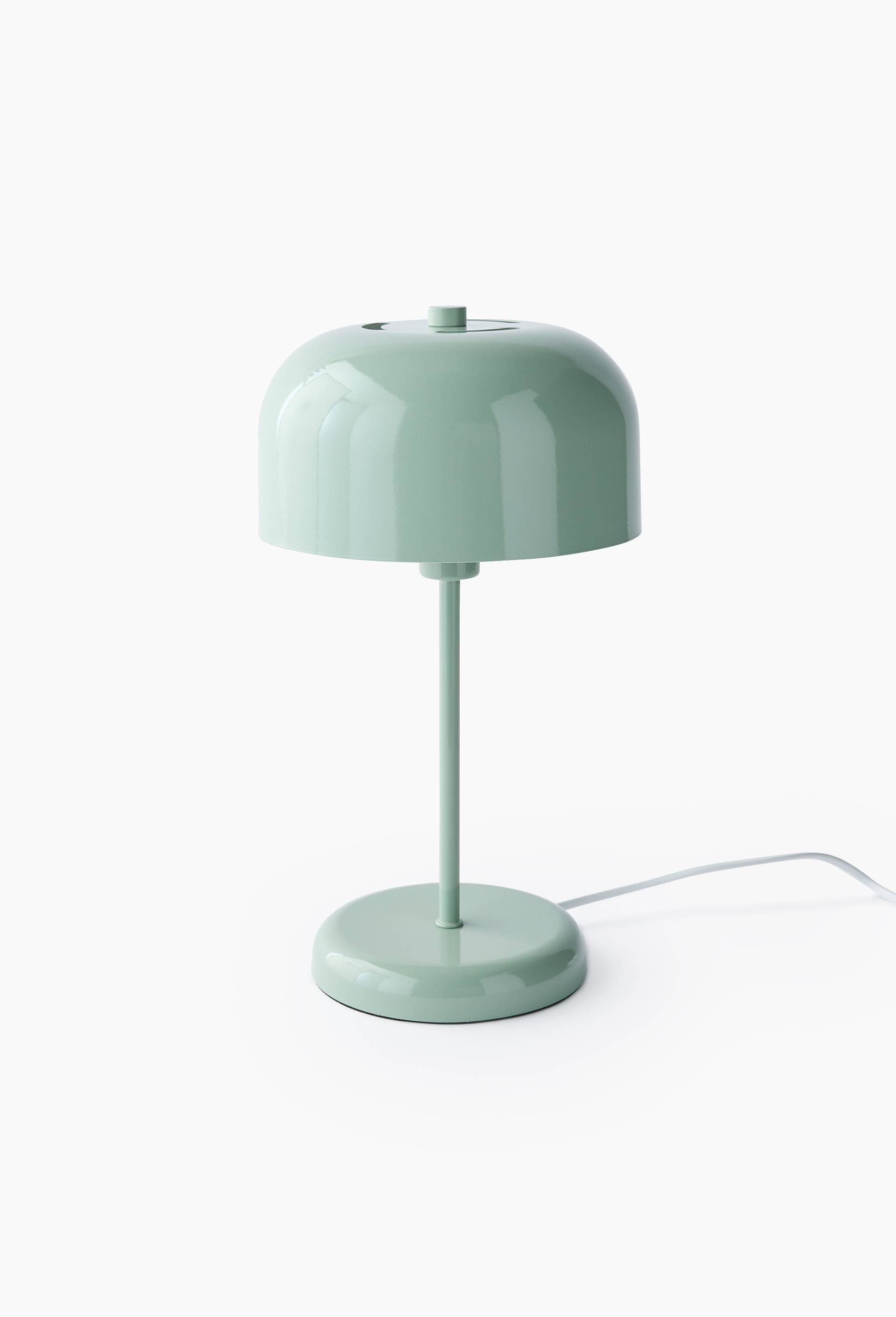 Lampe, 20xH36,5cm, en m&eacute;tal, Vert clair, large image number 0.0