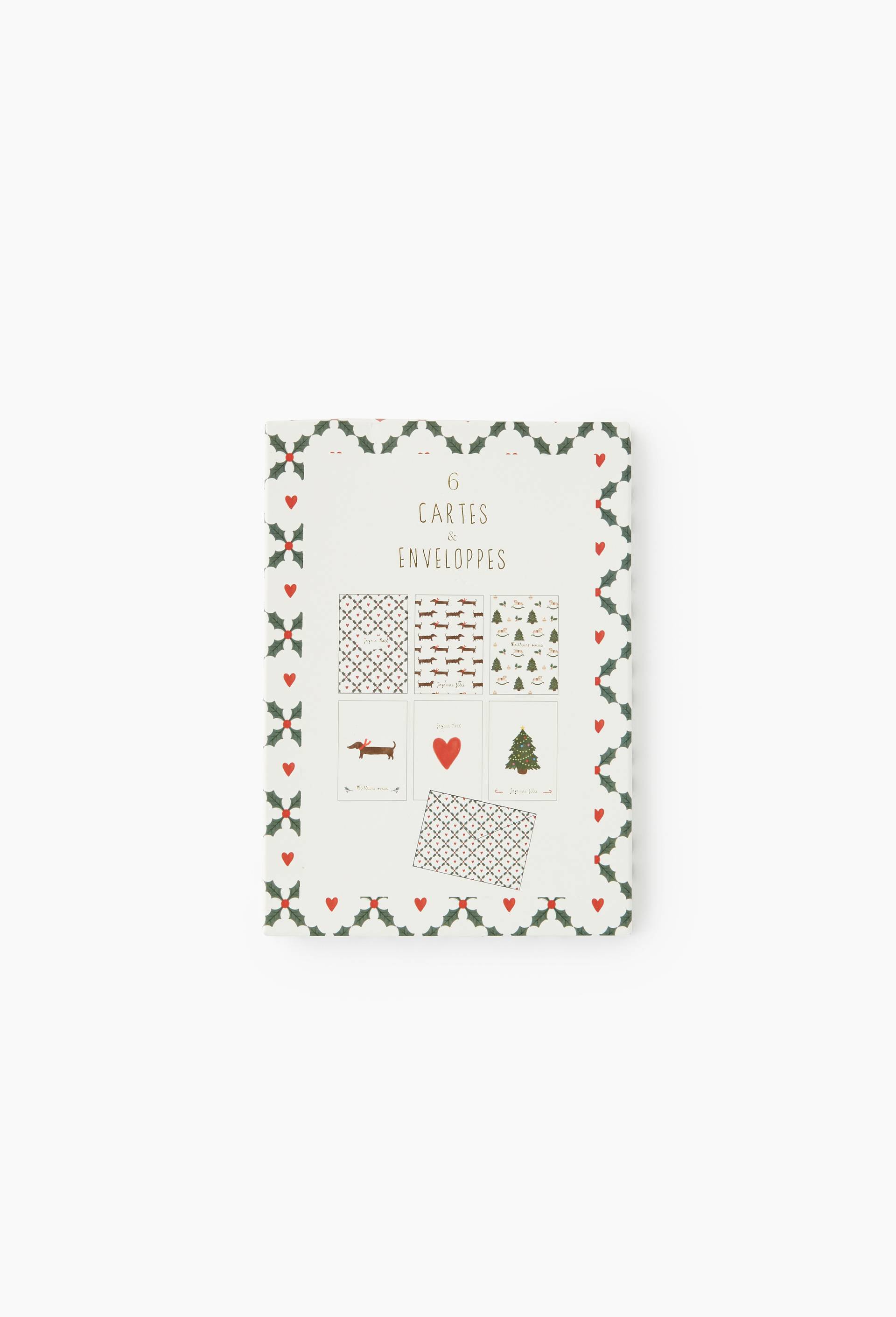 Set 6 enveloppes + 6 cartes - A6, Ecru, large image number 0.0