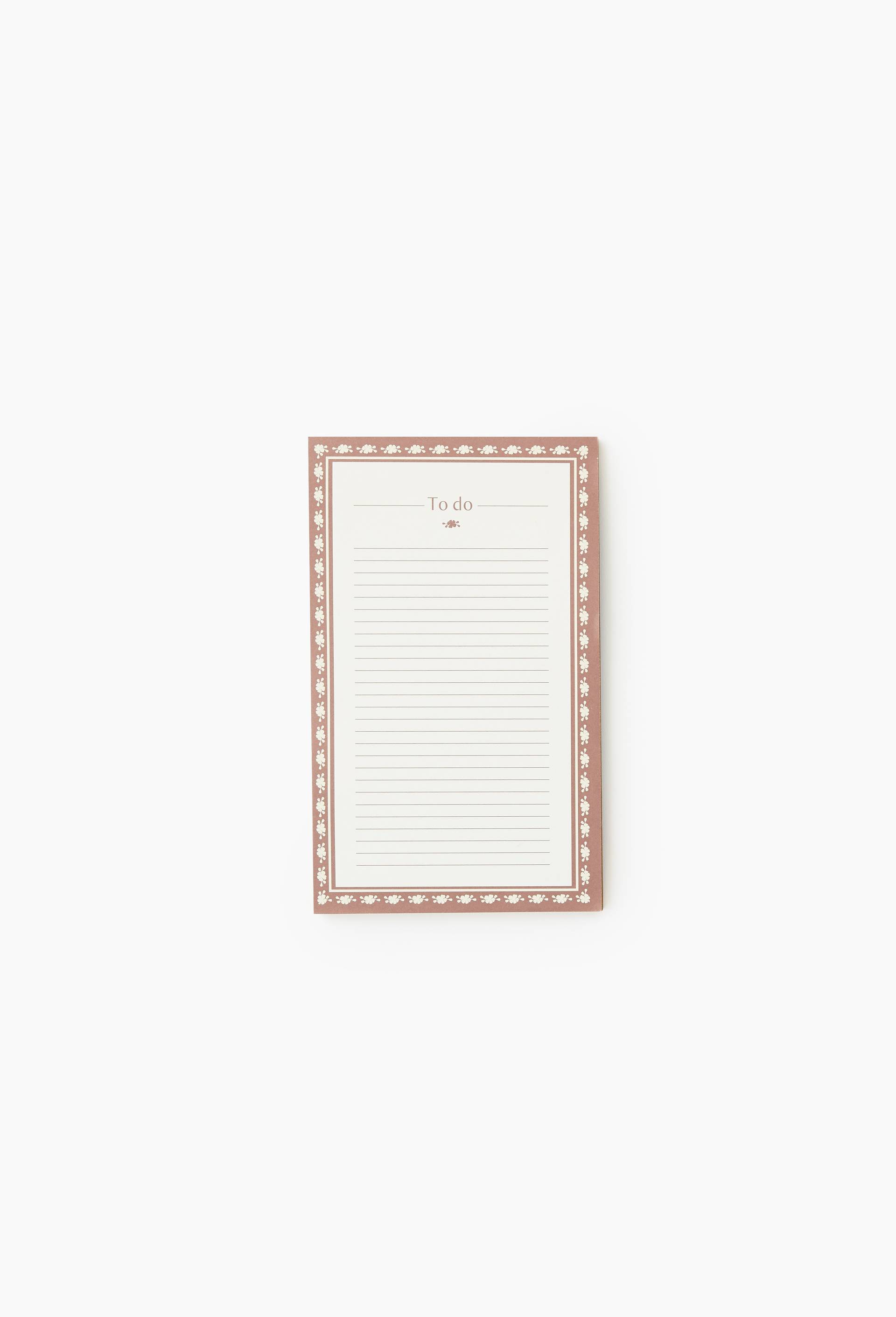 Bloc to do list, 52 pages, Ecru, large image number 0