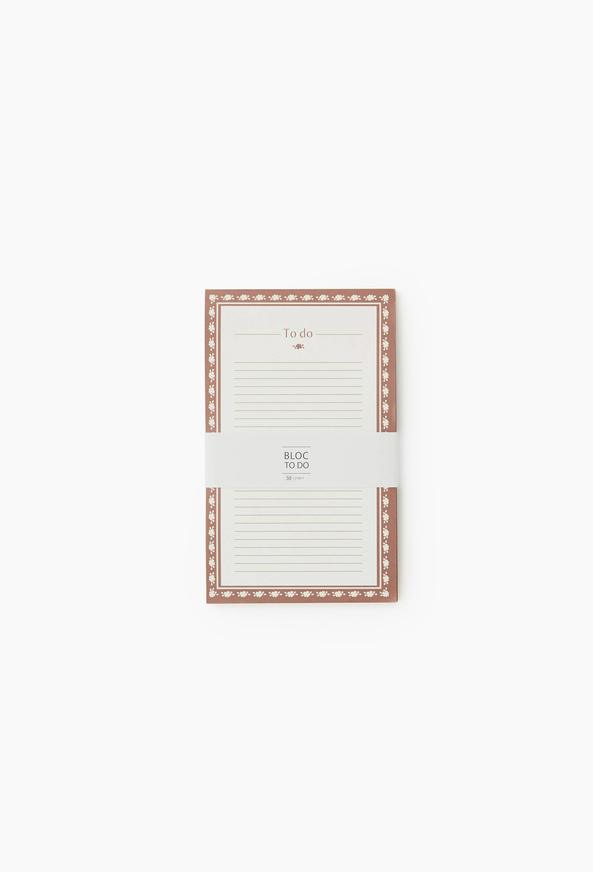 Bloc to do list, 52 pages, Ecru, large image number 2