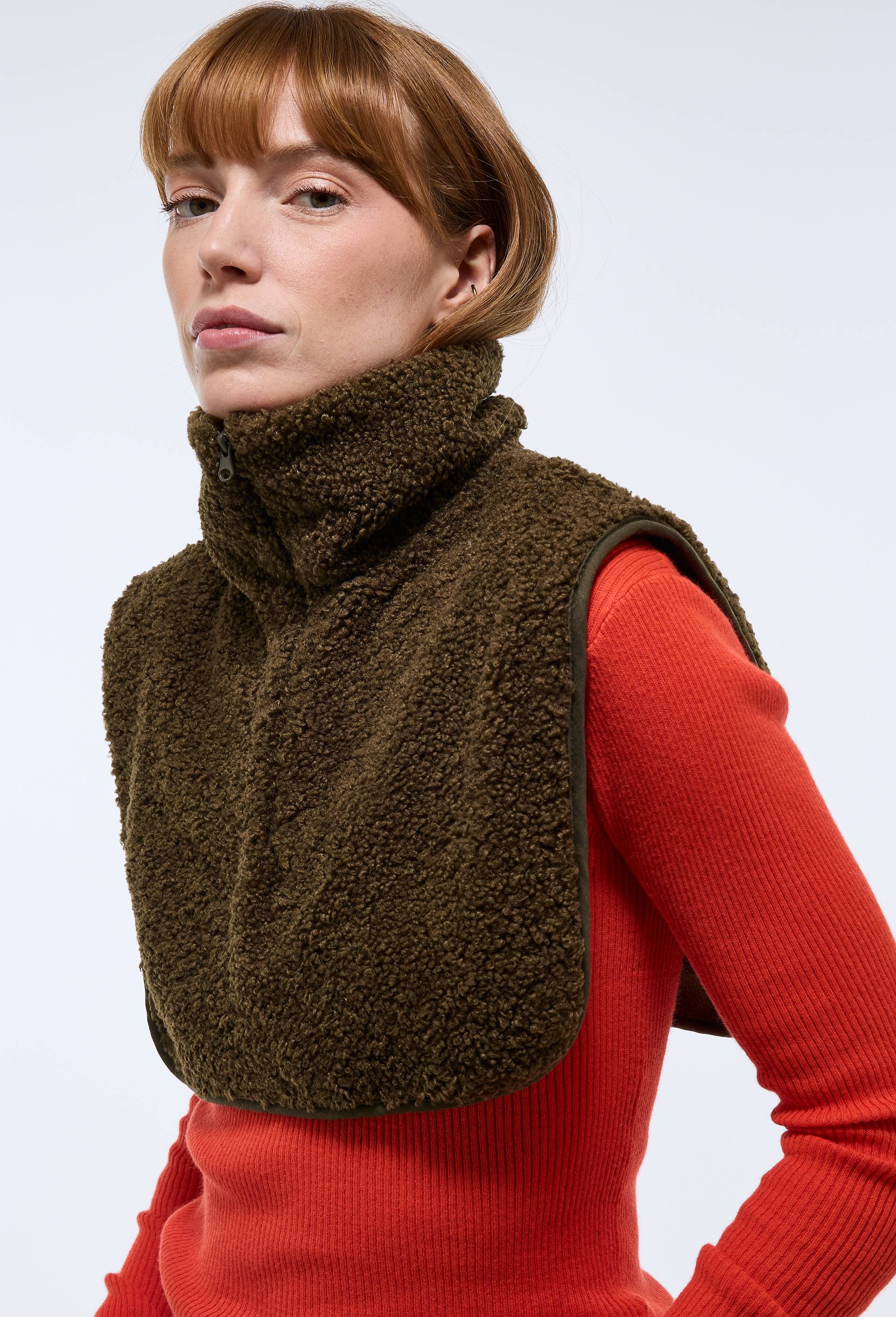 Col montant sherpa - MONOPRIX - Modalova