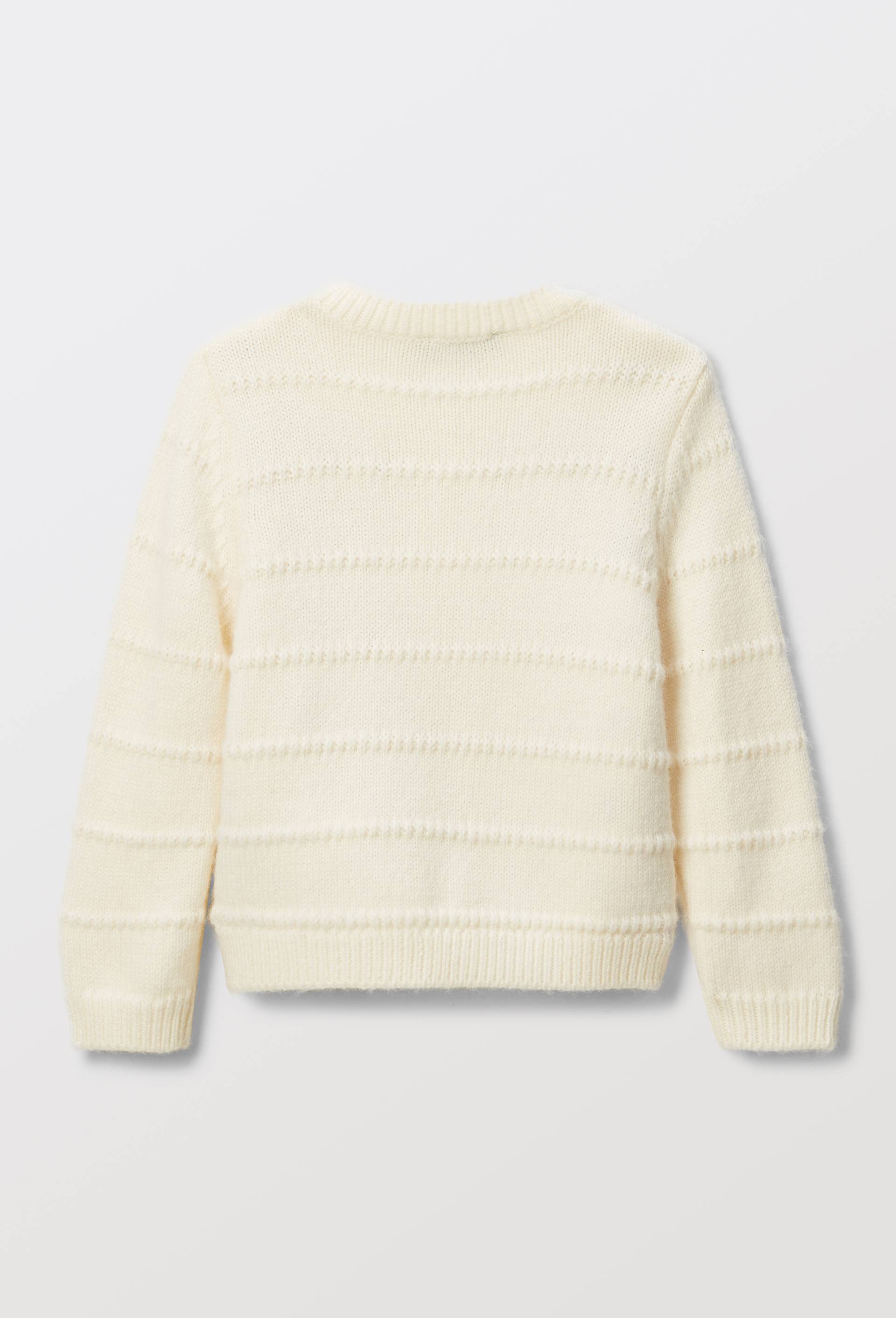 Cardigan tricot brod&eacute;, Beige clair, large image number 2