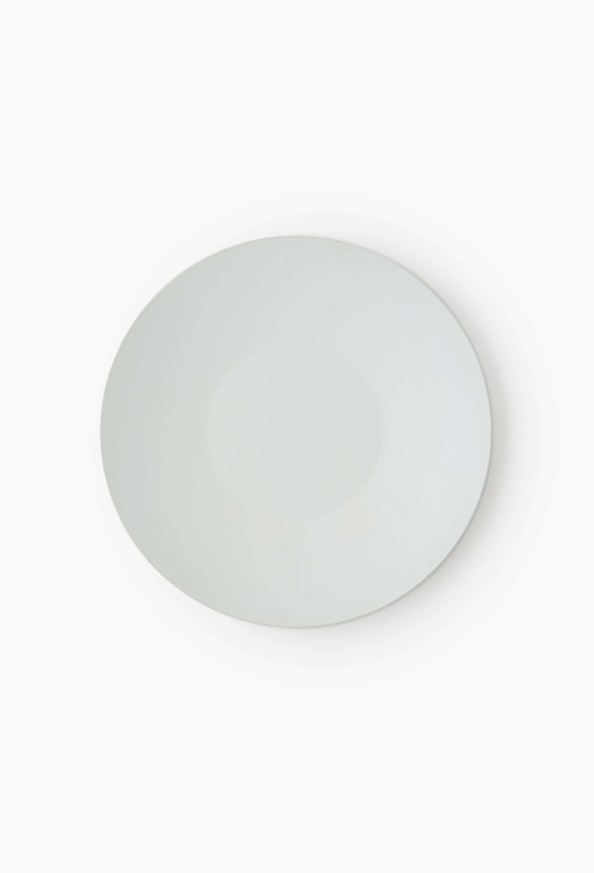 Dessous de bougie en m&eacute;tal, diam&egrave;tre de 17cm, Ecru, large image number 0