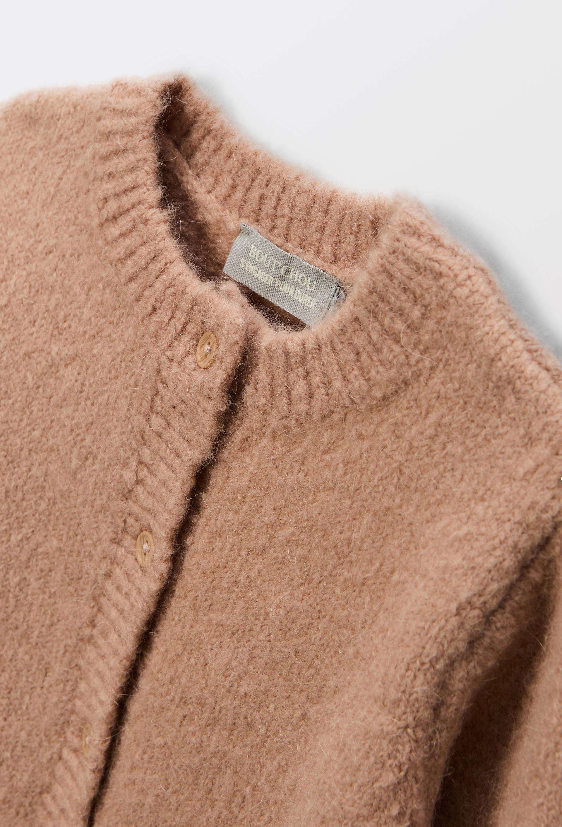 Cardigan tricot fantaisie, Rose, large image number 2