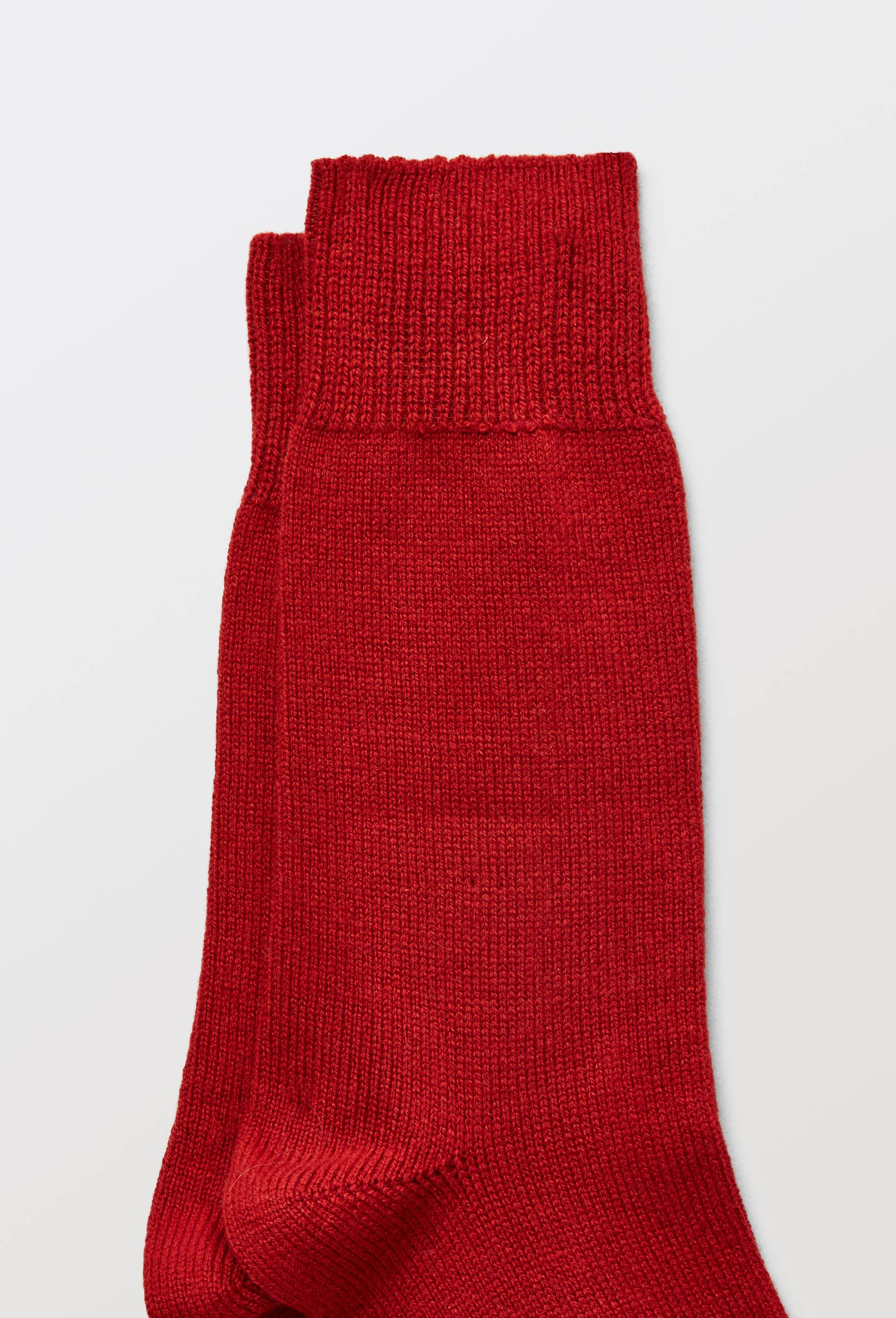Paire de chaussettes contenant du cachemire Dor&eacute; Dor&eacute;, Rouge, large image number 2