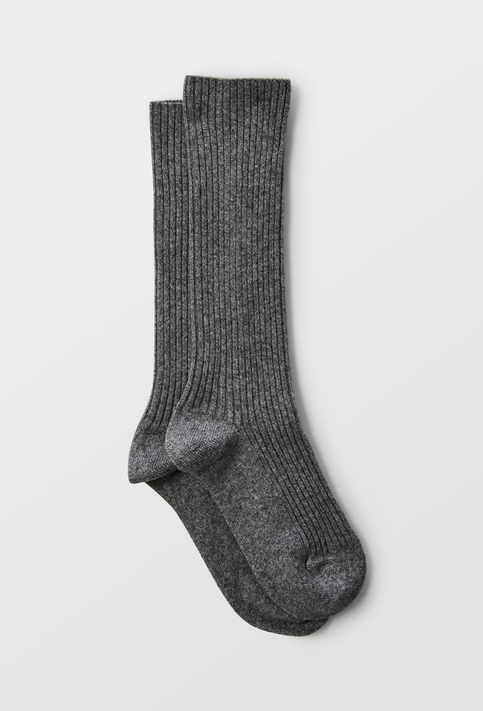 Paire de chaussettes hautes contenant du cachemire Dore Dore, Gris, large image number 0