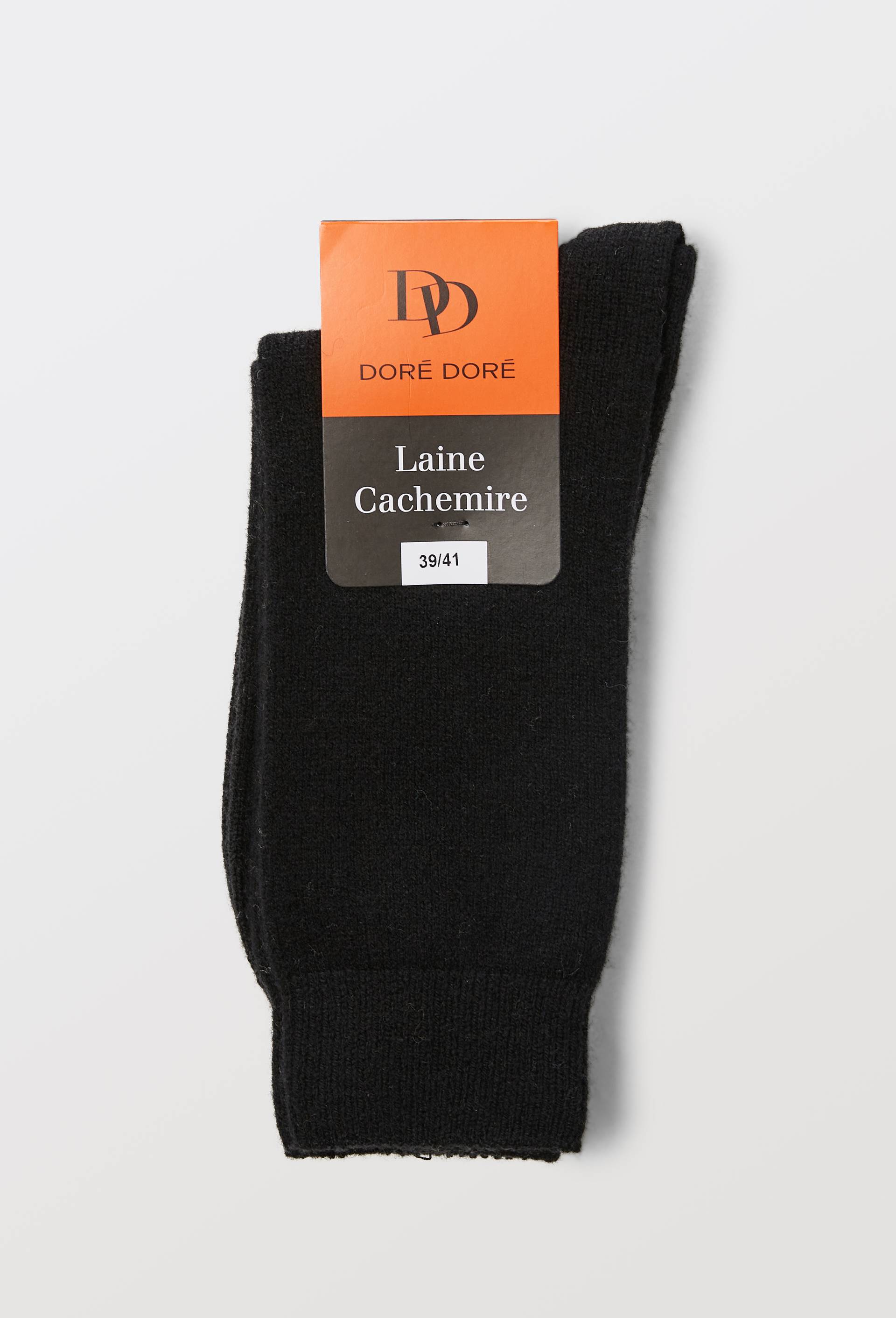 Paire de chaussettes DESSIN EN TRANSPRENCE Dore Dore, Noir, large image number 3.0