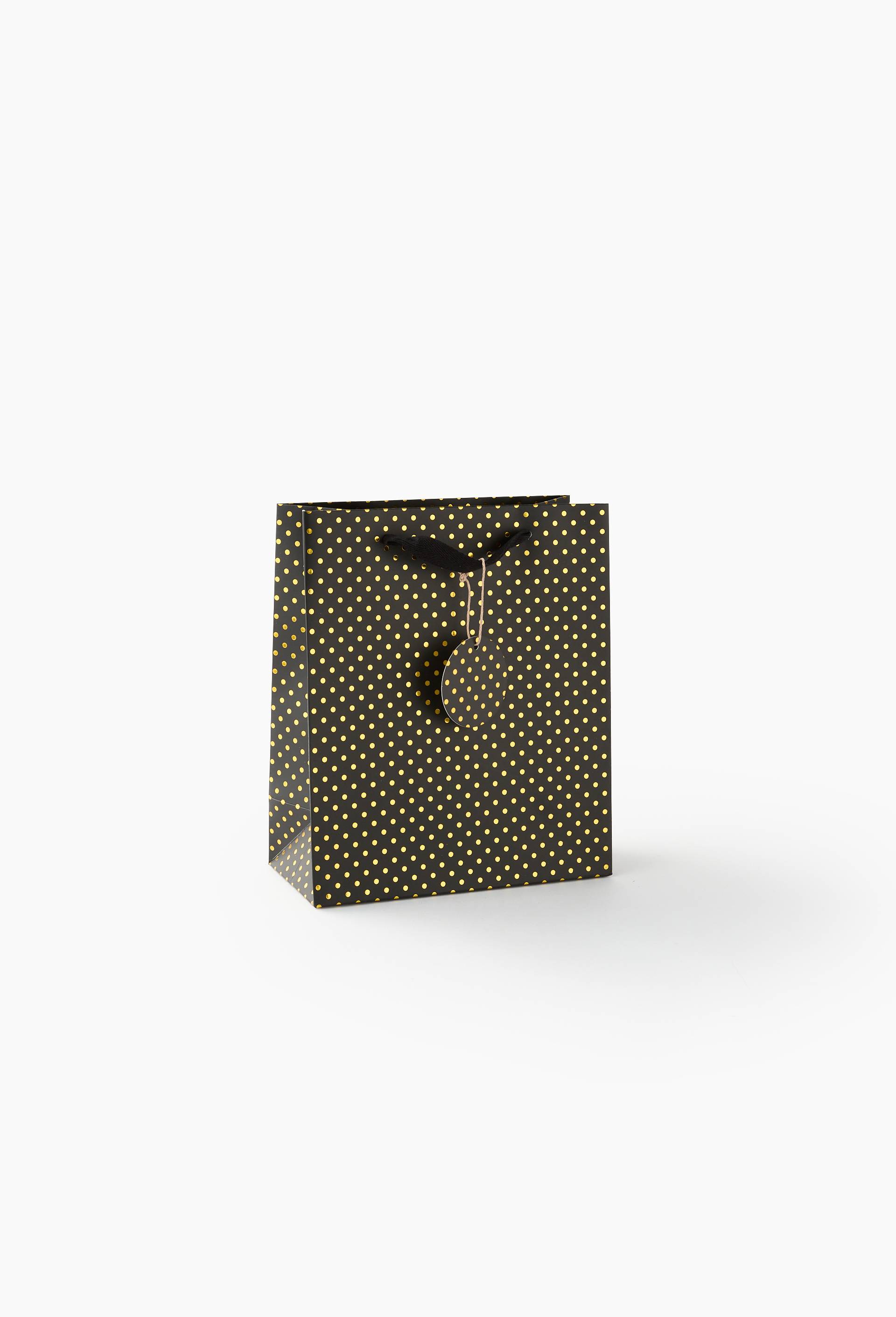 Sac cadeau, taille M, Noir, large image number 0