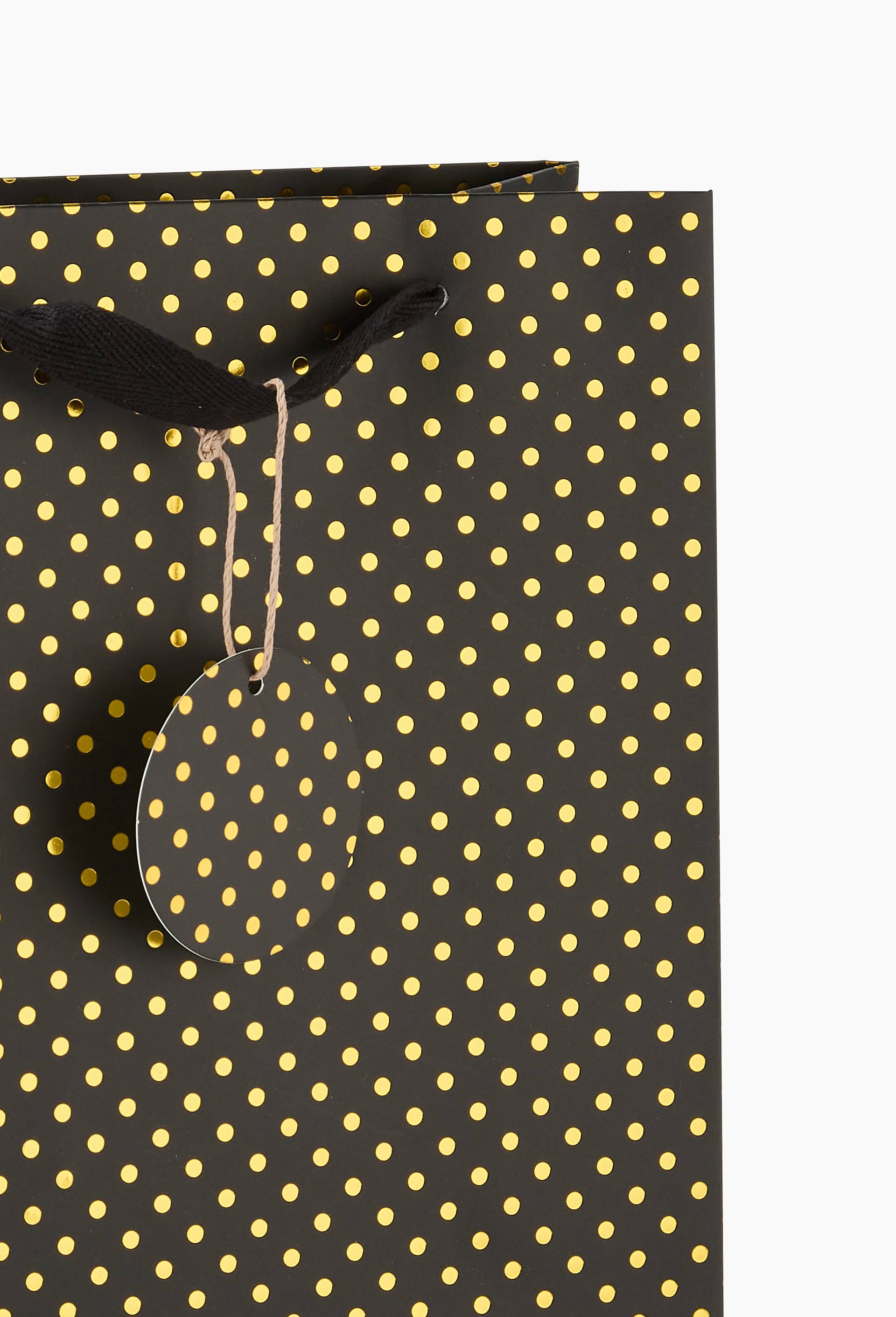Sac cadeau, taille M, Noir, large image number 1.0