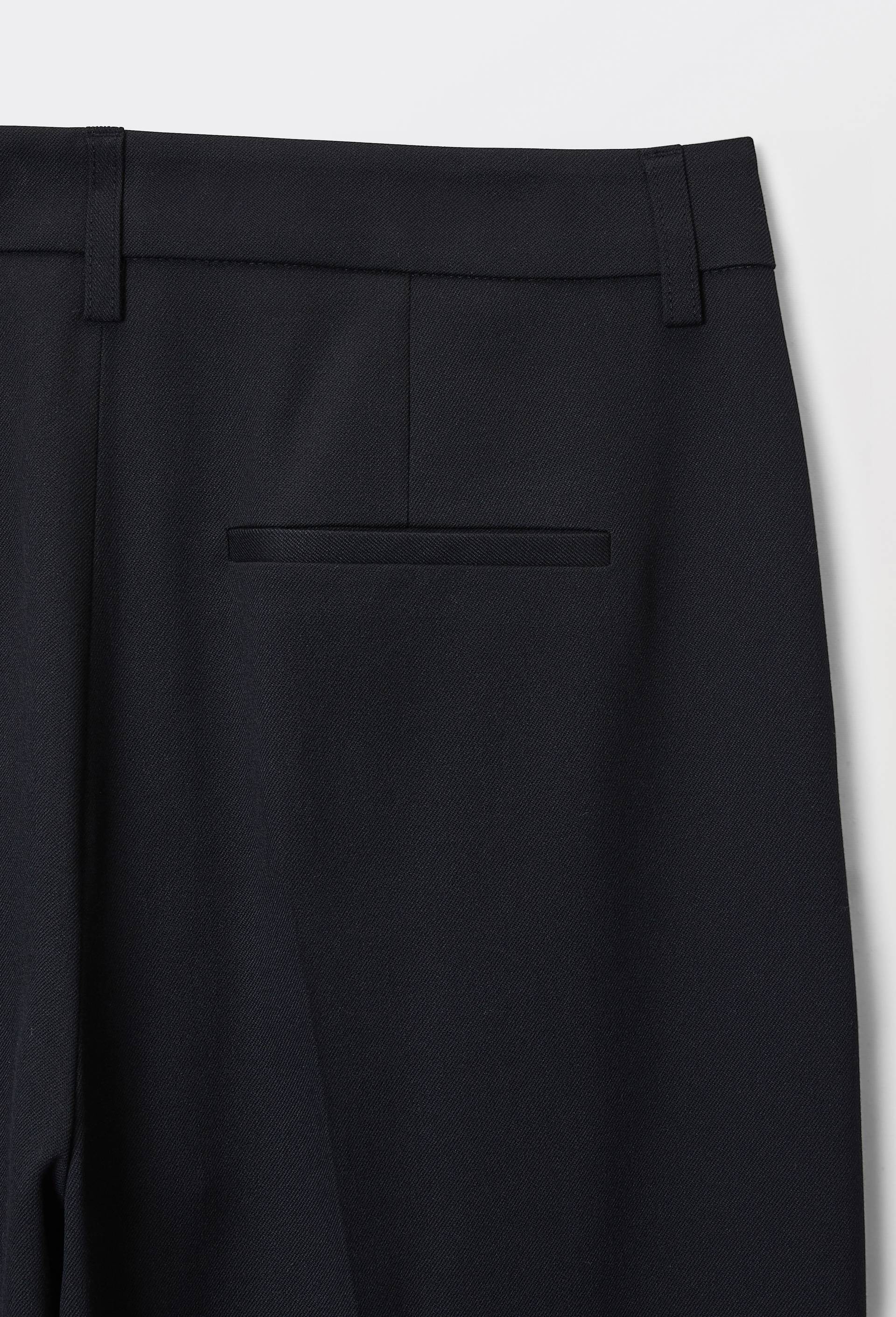 Pantalon large uni, Noir, large image number 5