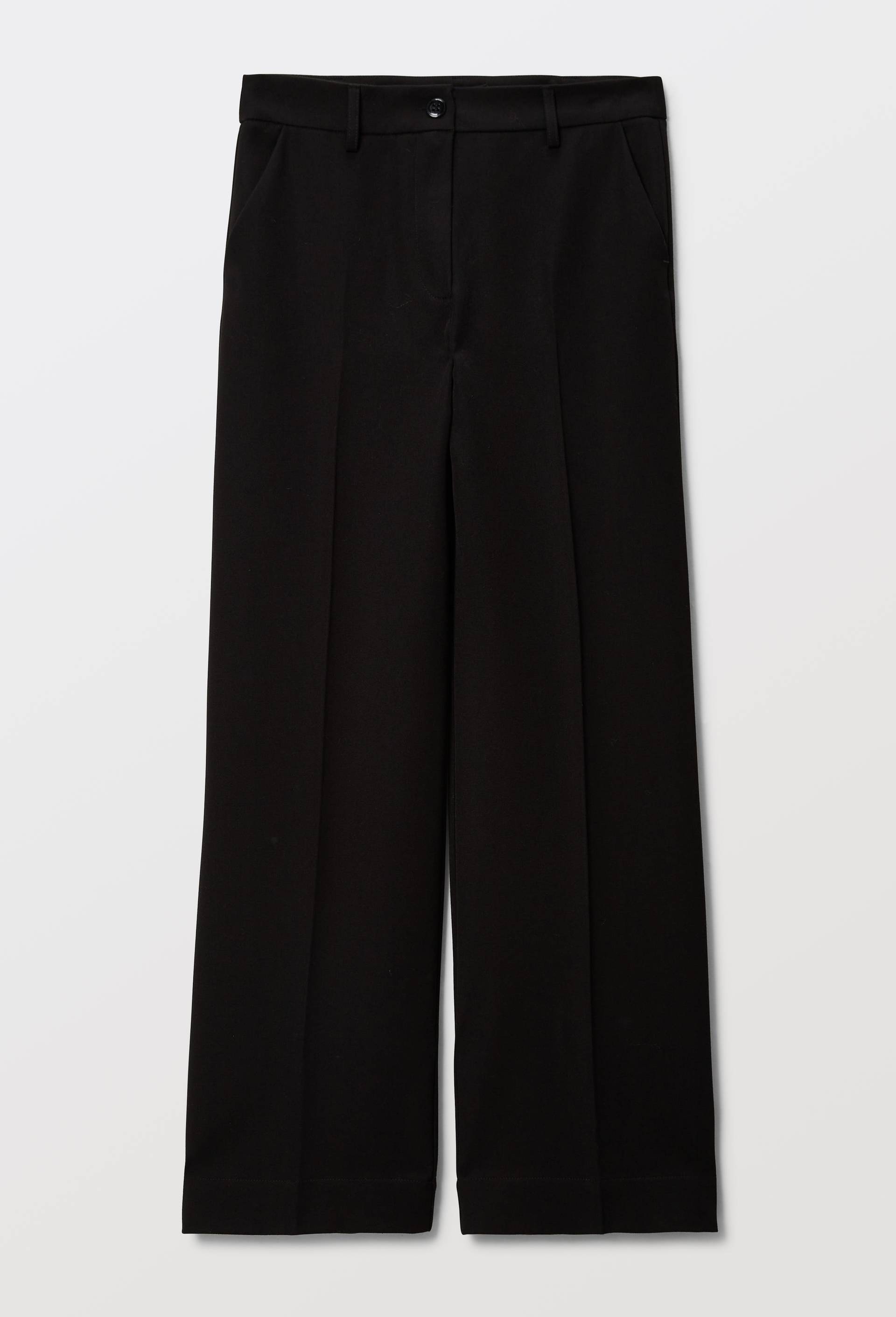 Pantalon large uni, Noir, large image number 6.0