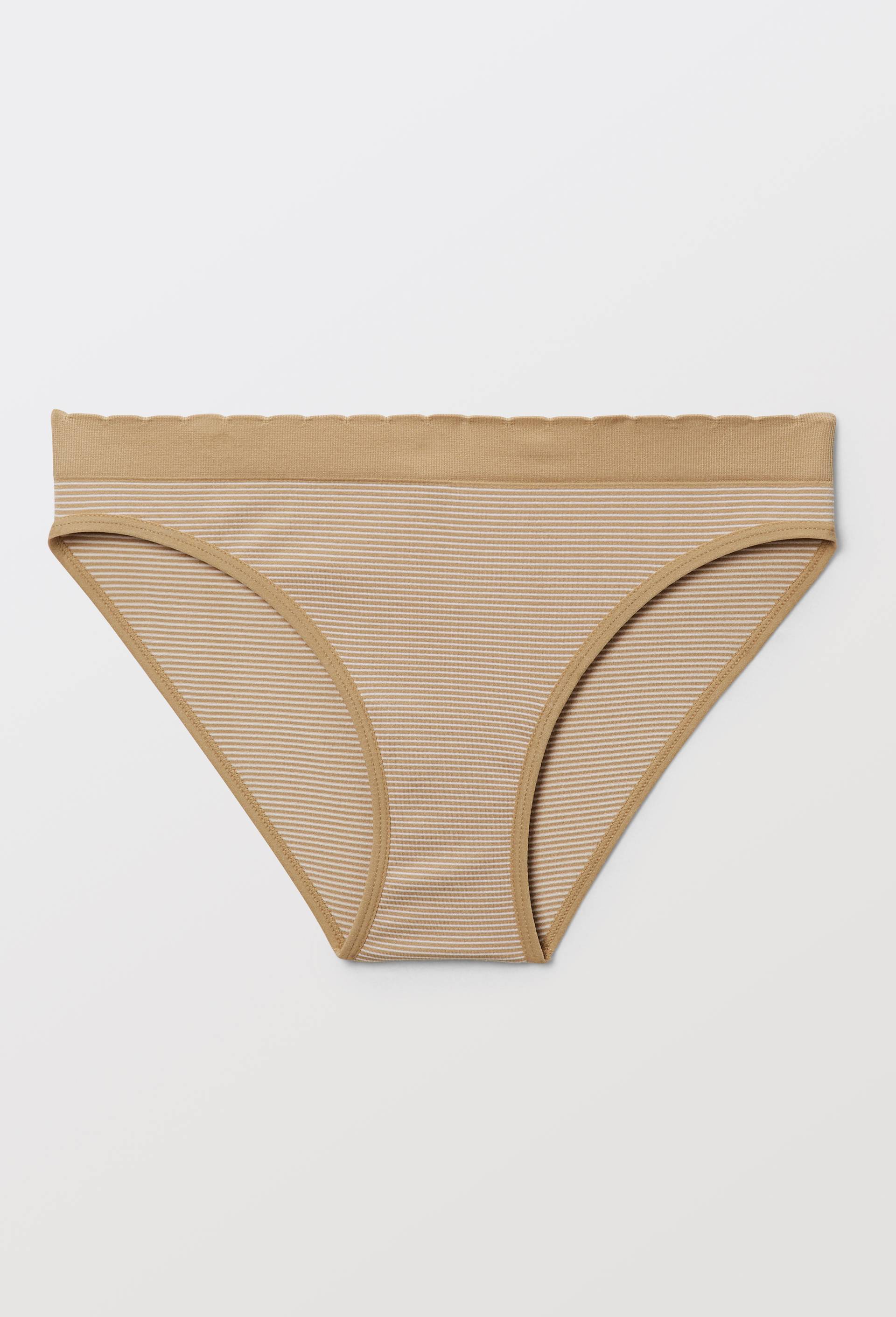 Culotte sans coutures NORA ray&eacute;e, Beige, large image number 2.0