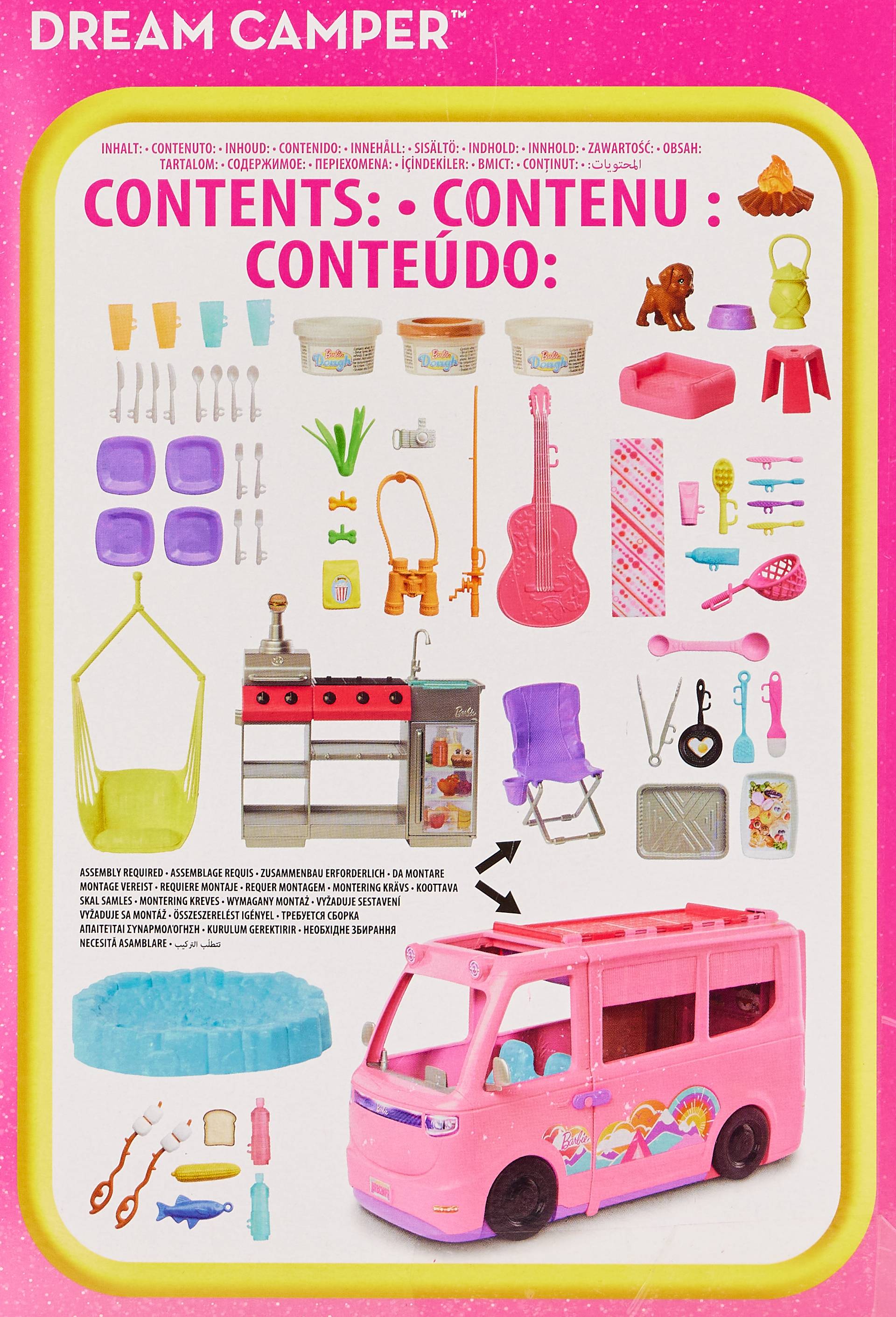 Barbie - V&eacute;hicule transformable et 60 accessoires. - D&egrave;s 3 ans, Multicolore, large image number 1