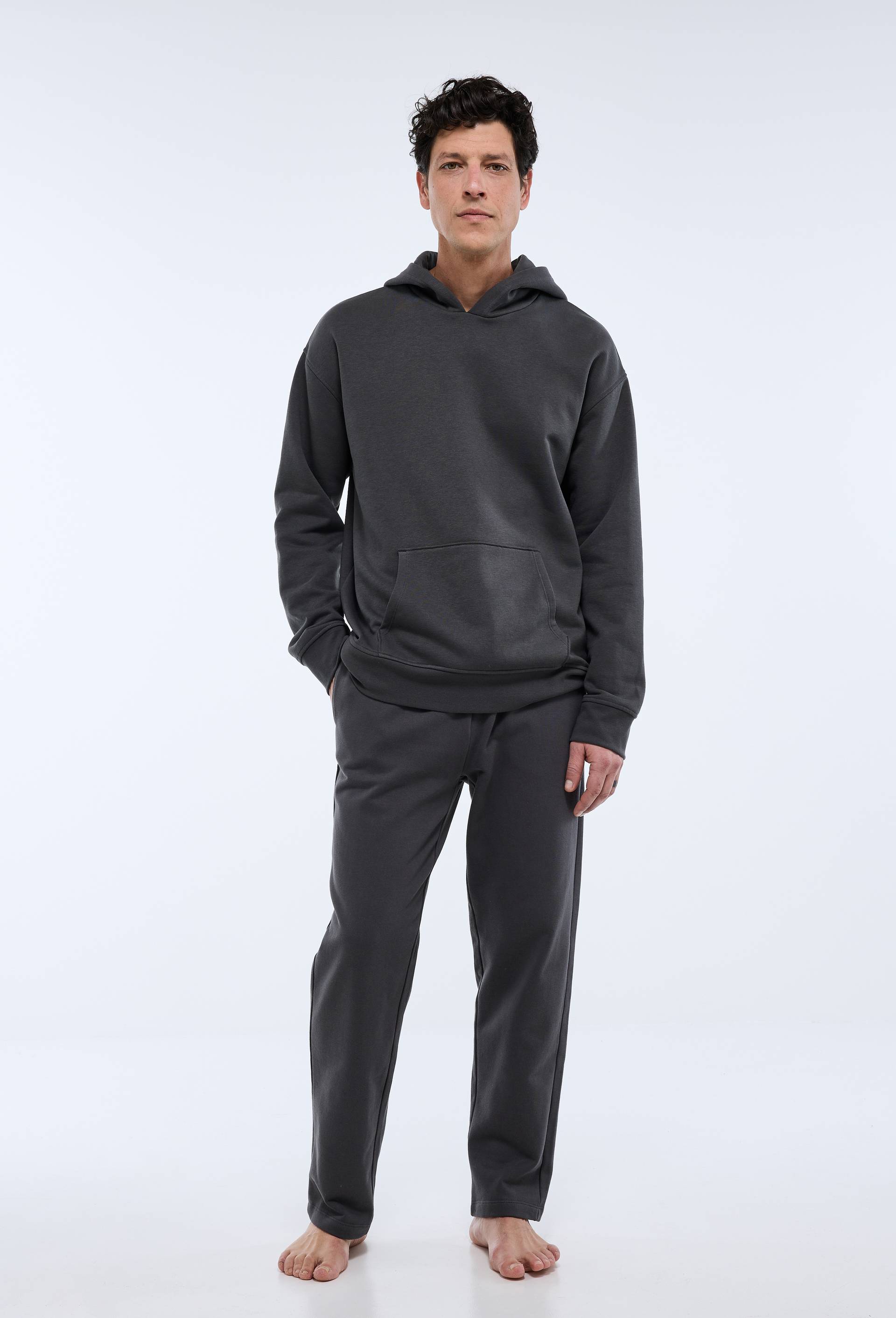 Pantalon molleton en coton BIO GOTS, Gris, large image number 0.0