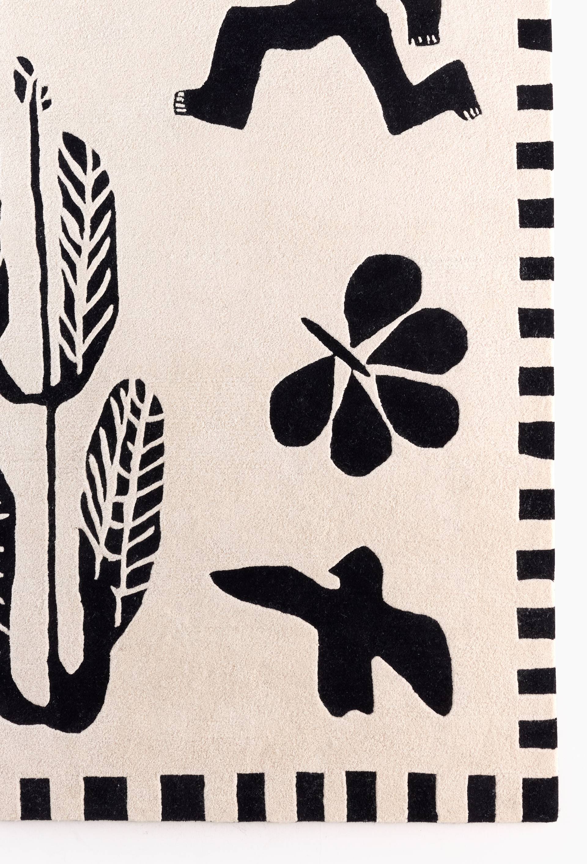 Tapis tuft&eacute;, 200 x 300 cm, en laine - MAISON CH&Acirc;TEAU ROUGE x MONOPRIX, Ecru, large image number 2.0