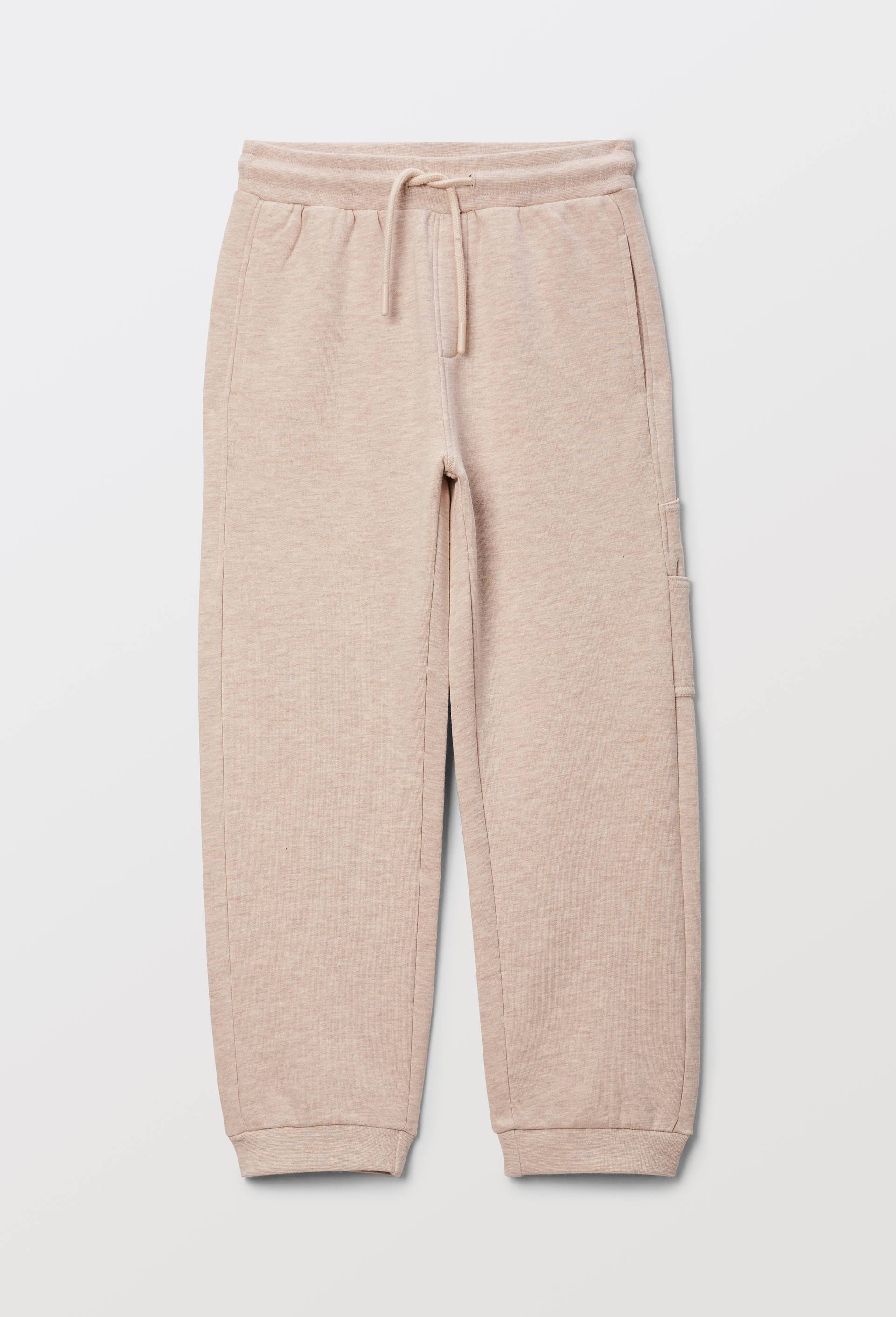 Jogging chaud uni en coton BIO GOTS, Beige, large image number 2.0