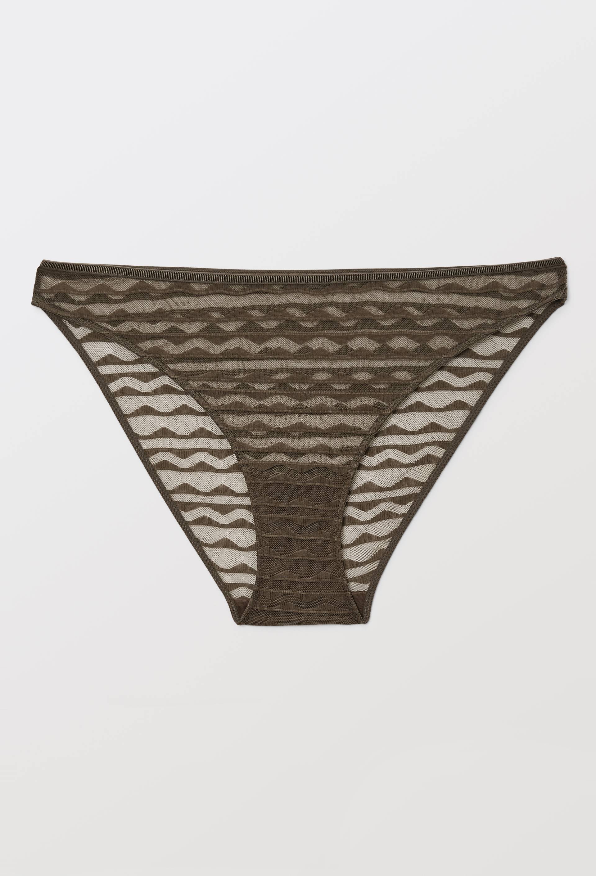 Culotte FATOU en dentelle, Vert fonc&eacute;, large image number 2.0