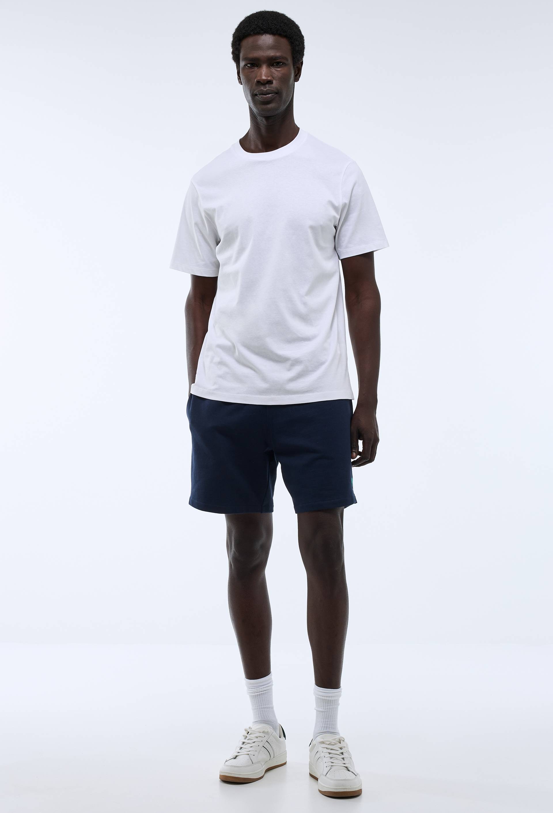 T-shirt manches courtes col rond en coton BIO GOTS, Blanc, large image number 0