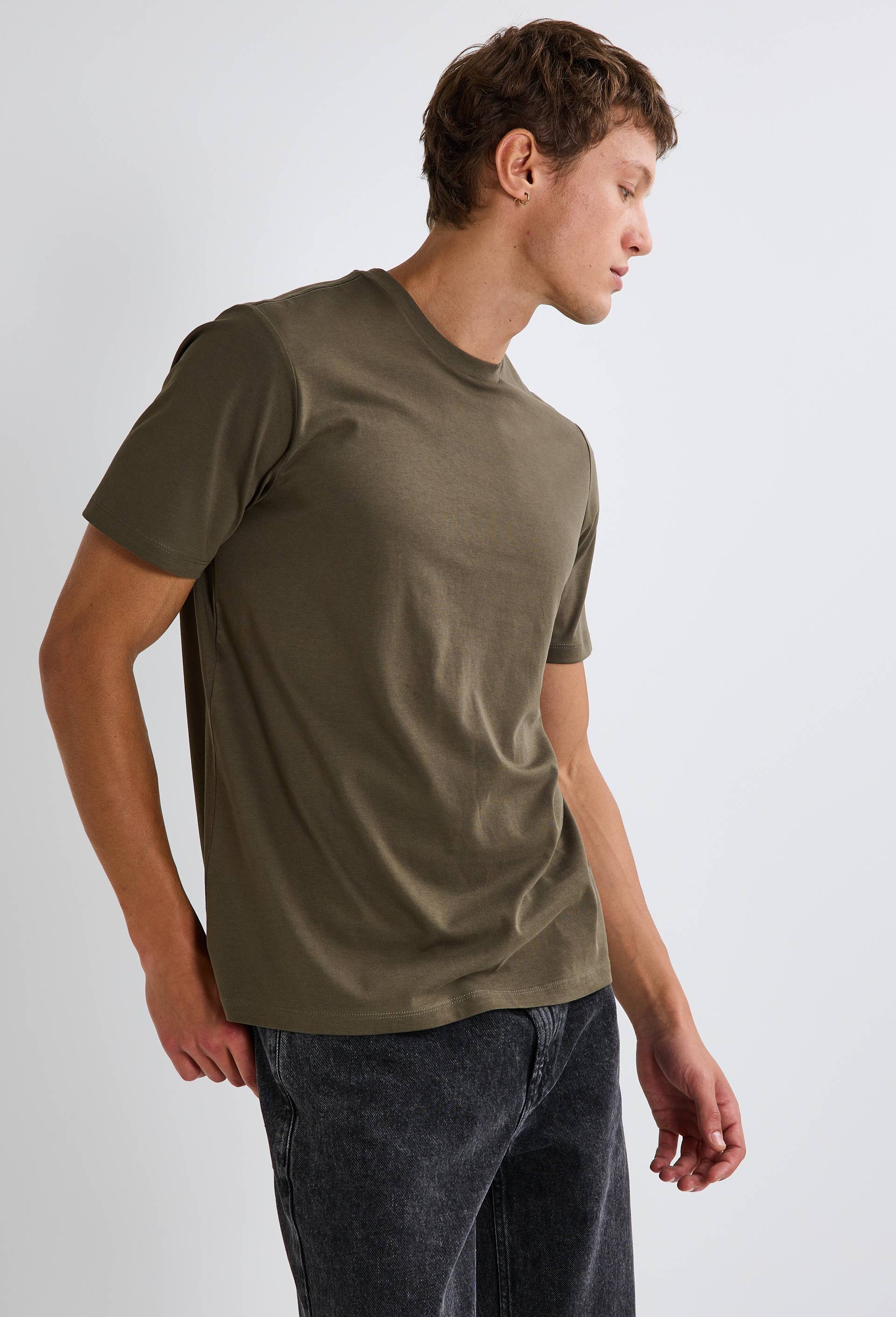 T-shirt manches courtes col rond en coton BIO GOTS - MONOPRIX - Modalova