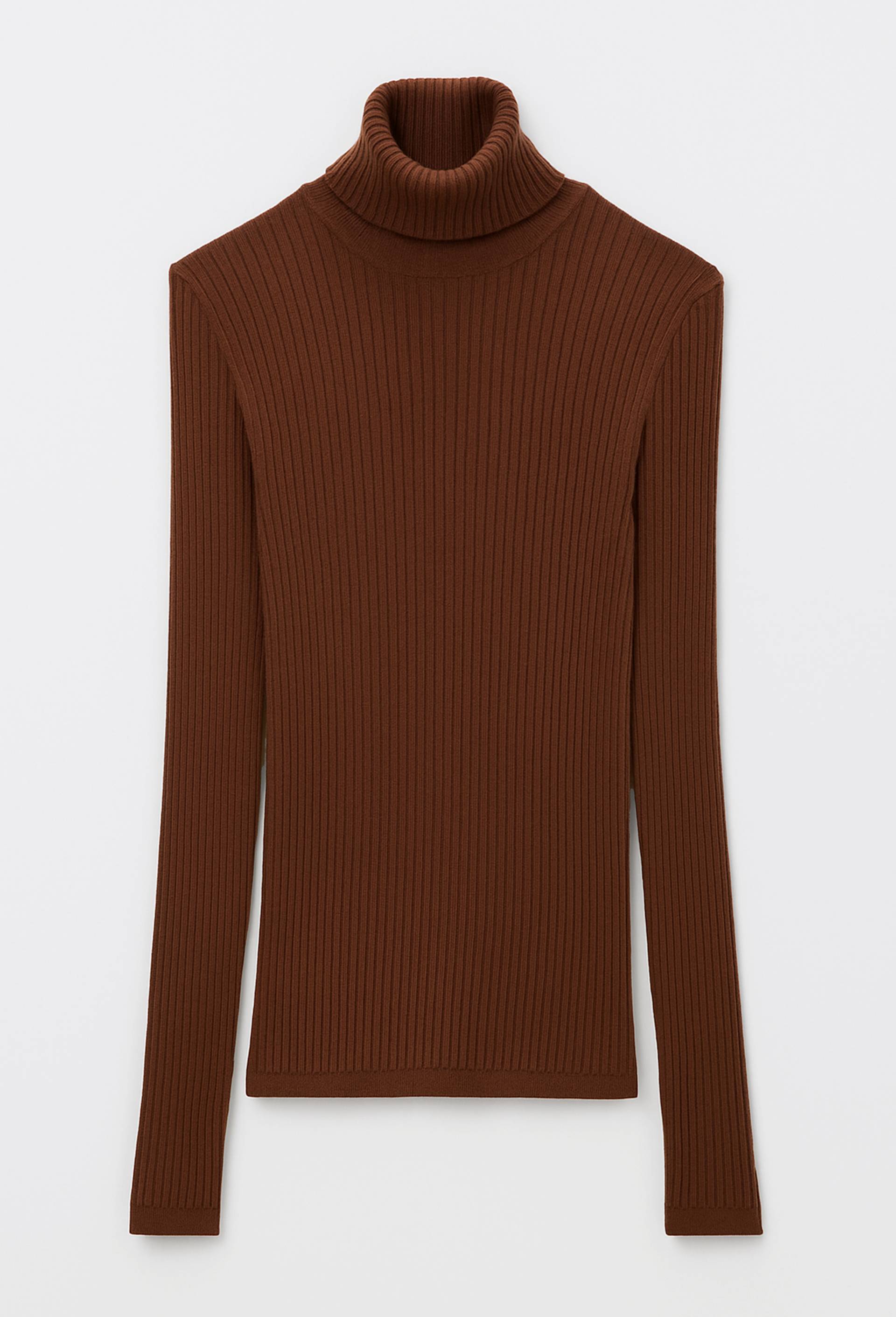 Pull Femme HEKLA & CO Marron - 48% Laine Mérinos, 7% Cachemire - Taille M - Occasion Parfait état