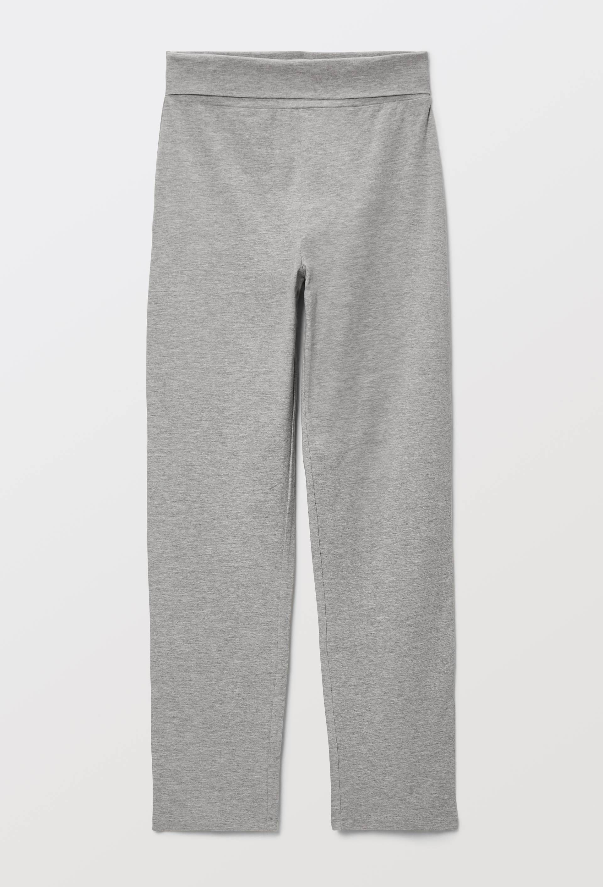 Pantalon droit uni en coton BIO GOTS, Gris fonc&eacute;, large image number 2