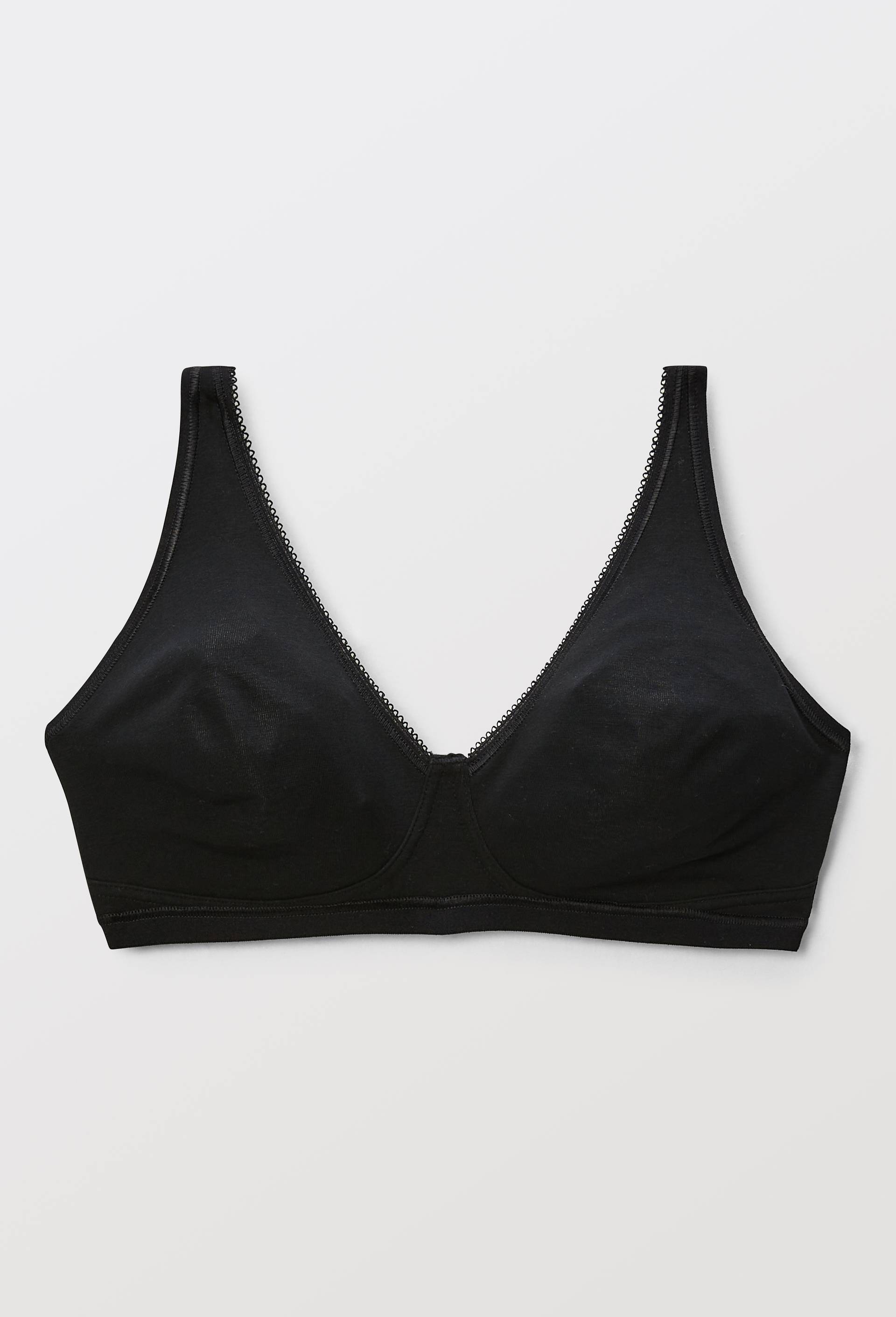 SOFT BRA BASIC PLUS, Noir, large image number 1