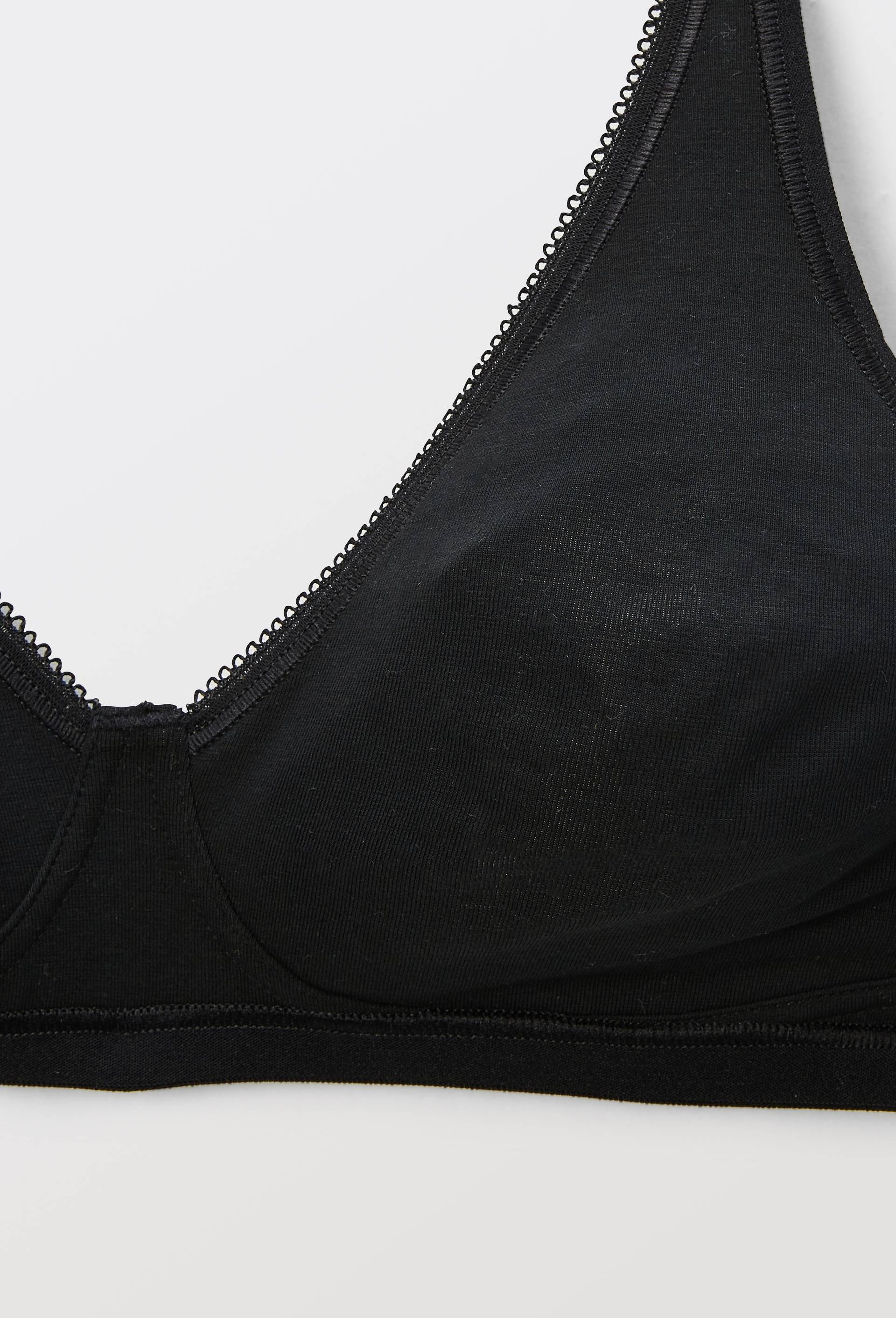SOFT BRA BASIC PLUS, Noir, large image number 3