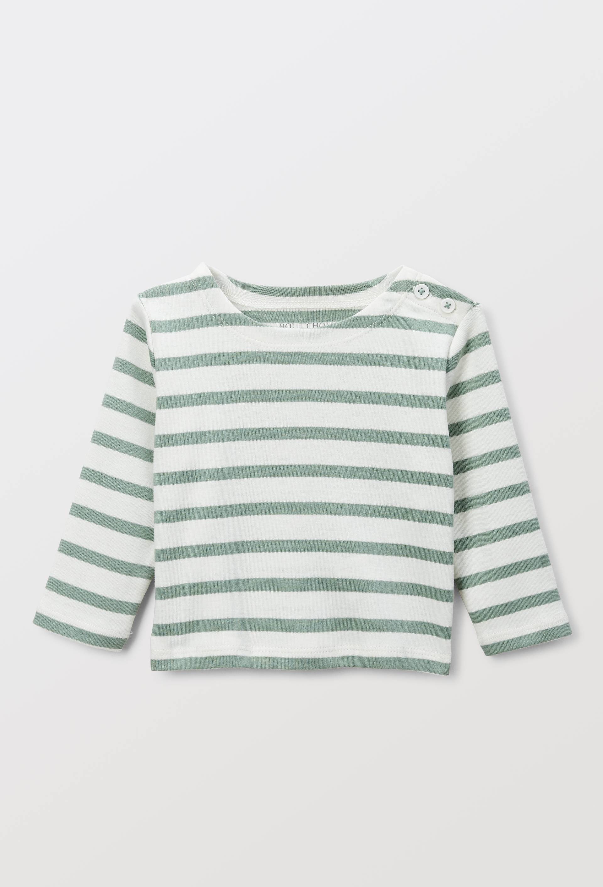 Marini&egrave;re manches longues en coton BIO GOTS, Vert, swatch image