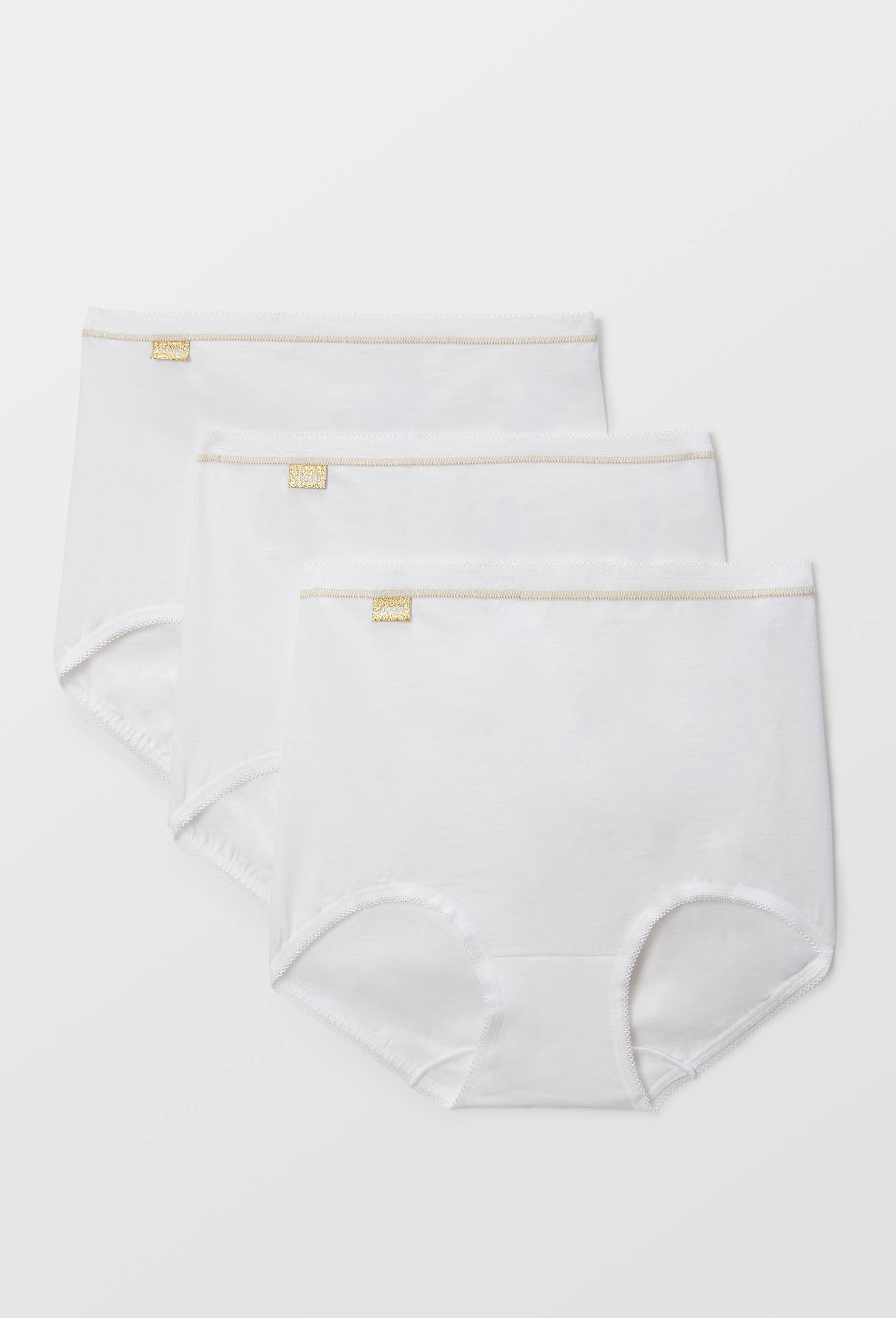 Lot de 3 culottes maxi en coton Sloggi, Blanc, large image number 0