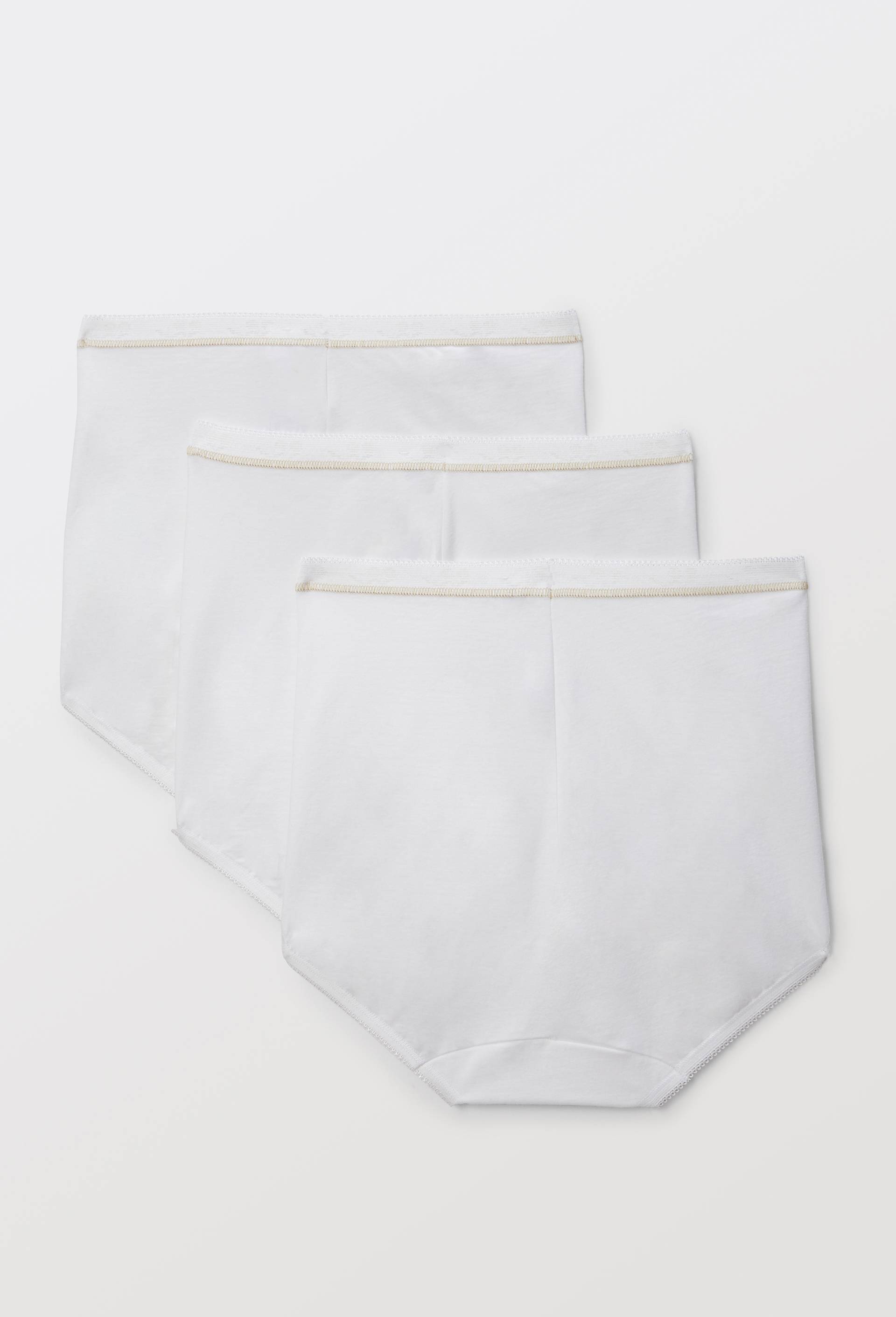 Lot de 3 culottes maxi en coton Sloggi, Blanc, large image number 1