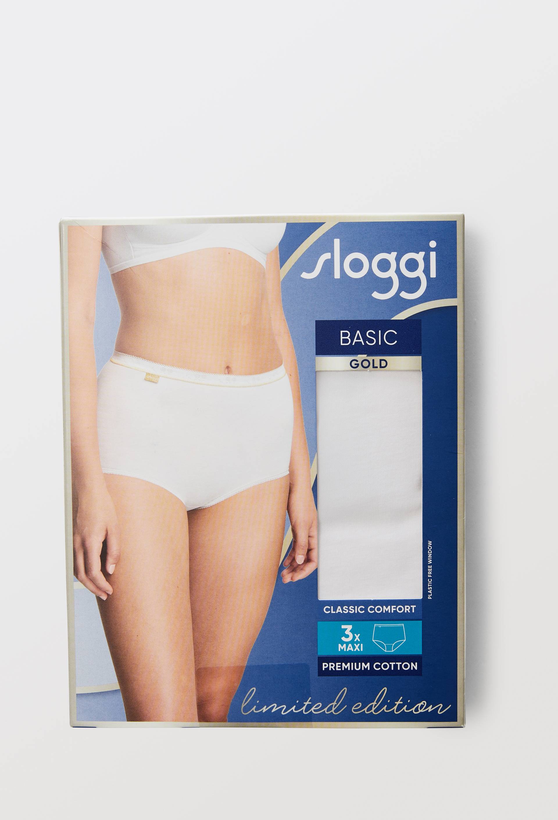 Lot de 3 culottes maxi en coton Sloggi, Blanc, large image number 3