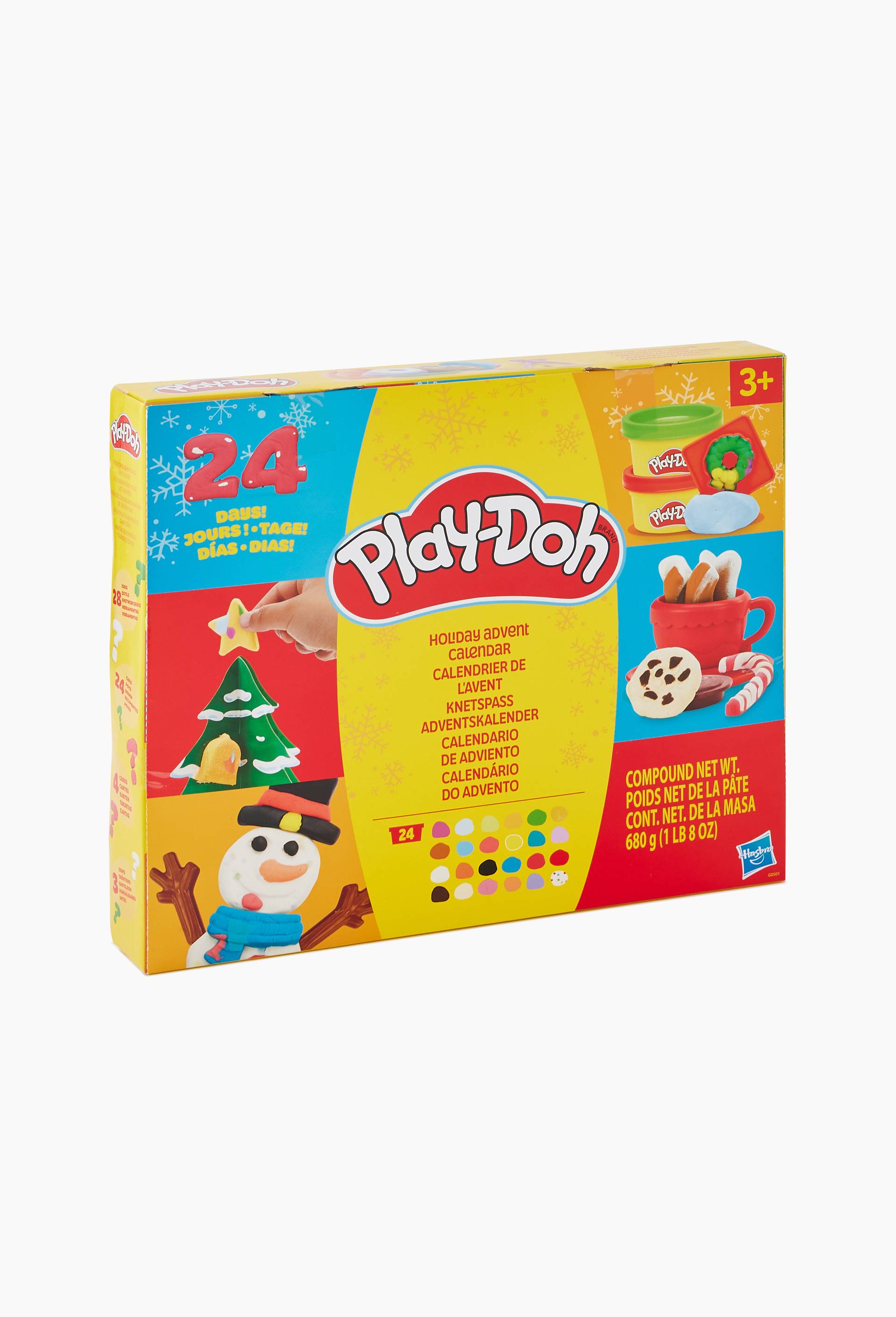 Calendrier de l'avent Play Doh, Multicolore, large image number 1.0