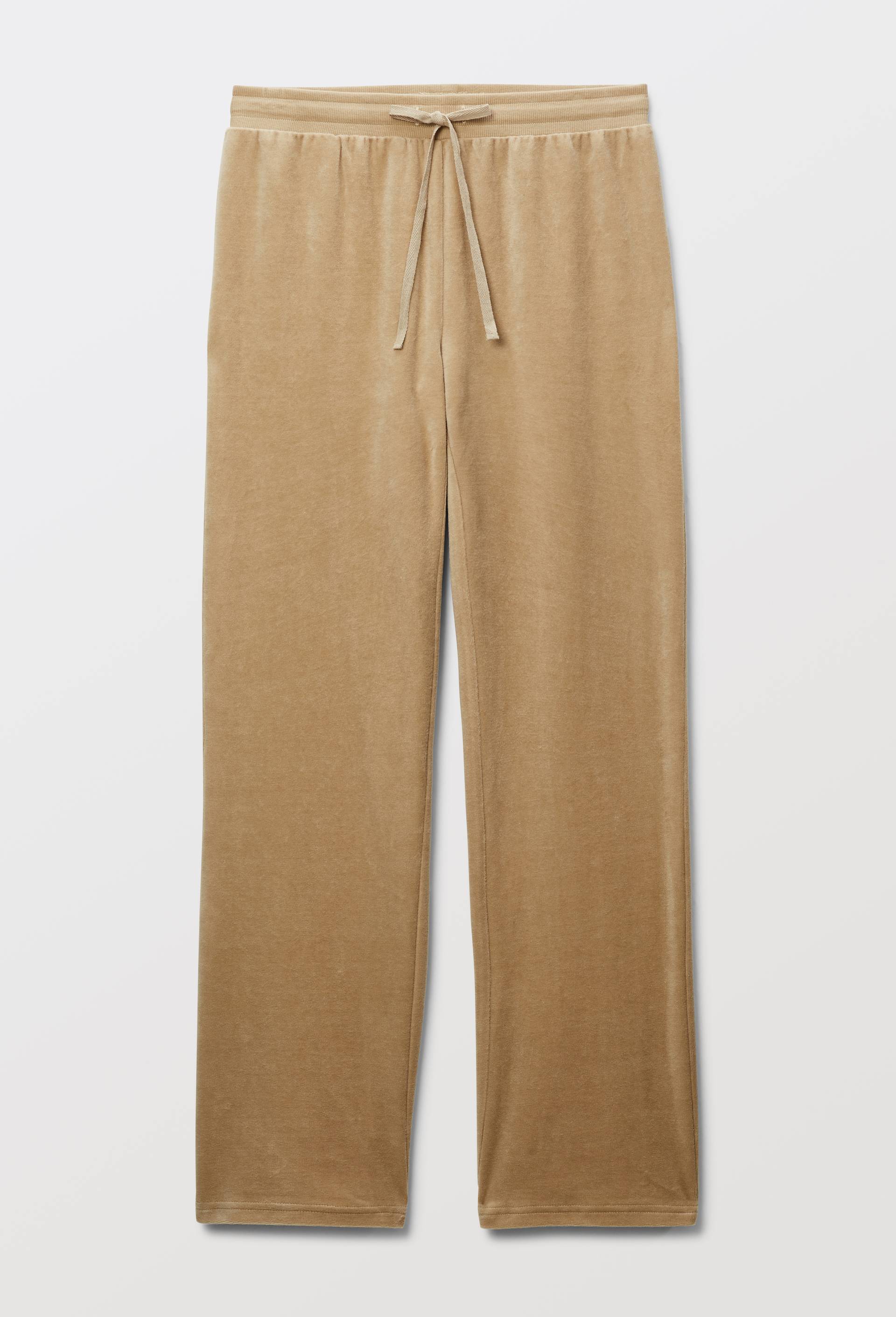 Pantalon droit en velours, Beige, large image number 2