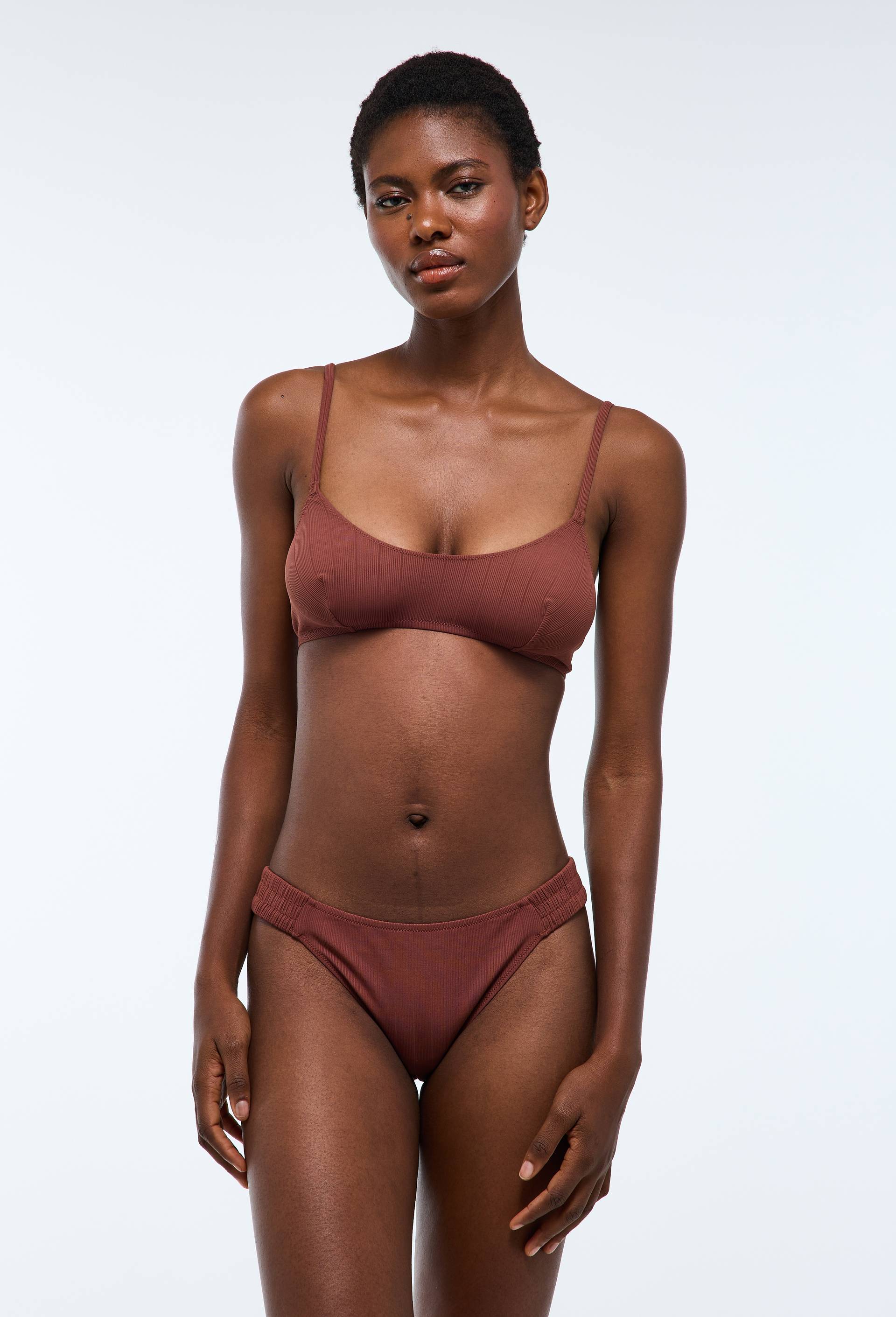 Bas de maillot de bain GUAPA, Brun fonc&eacute;, large image number 1